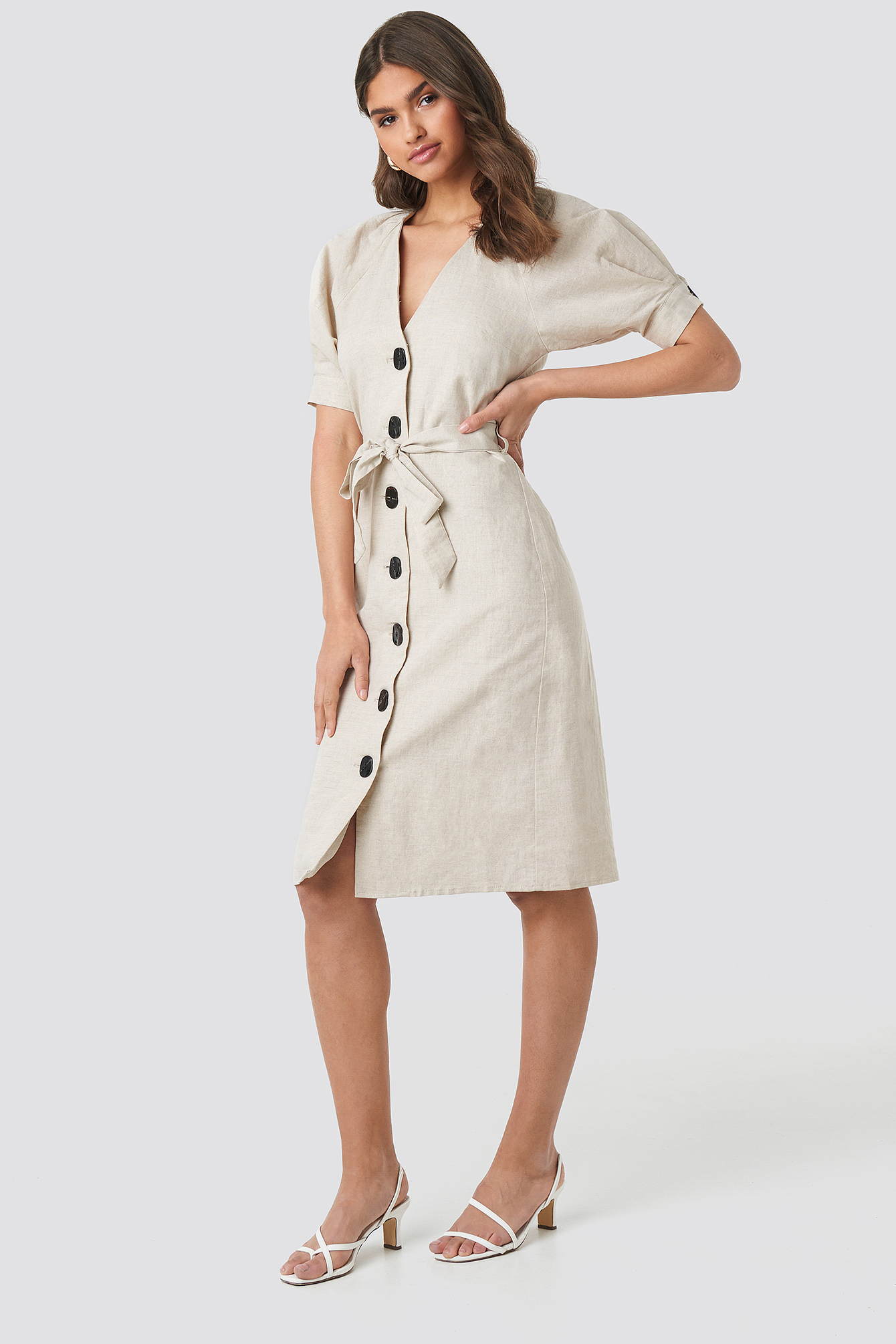 classic linen dress