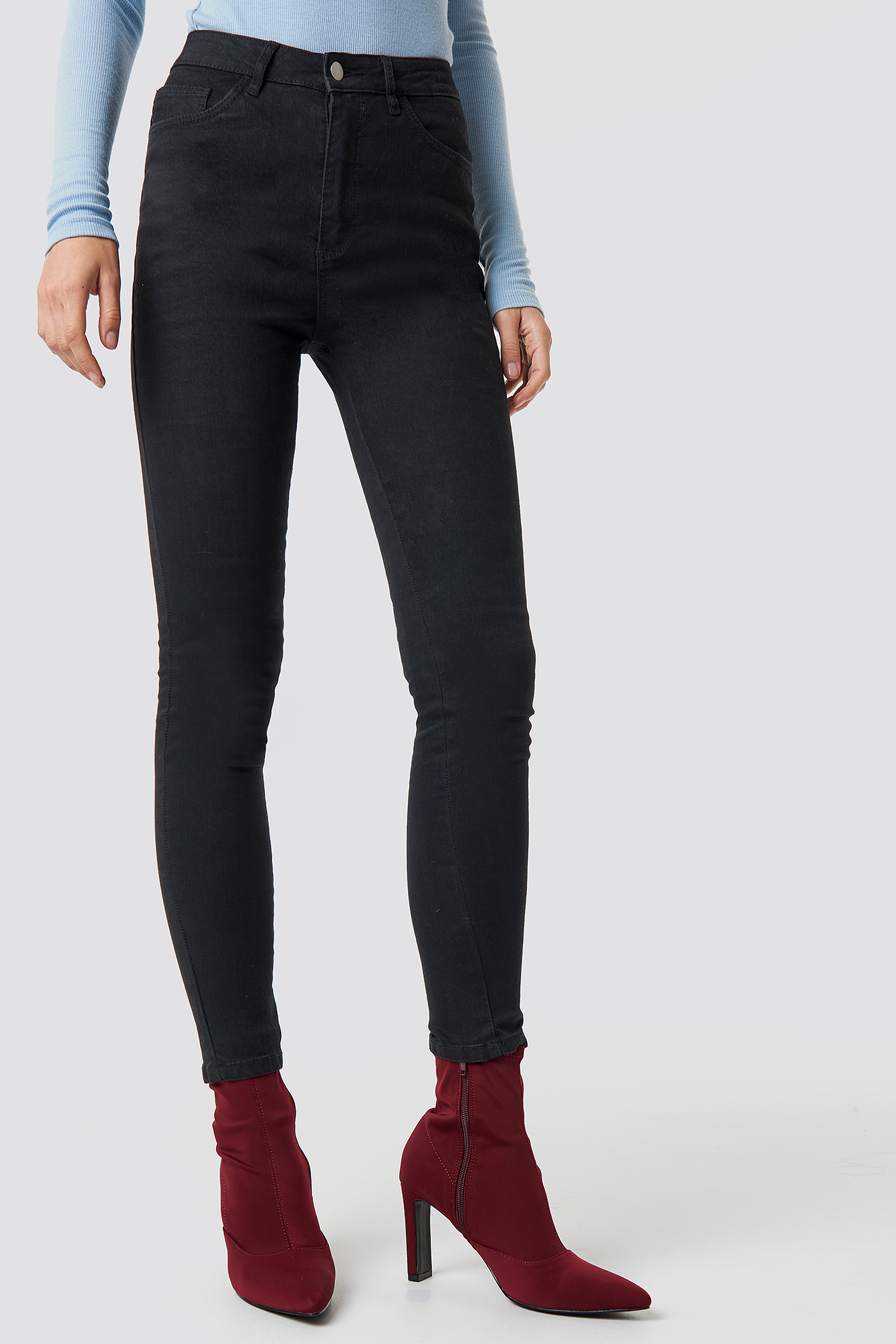 Basic Skinny Jeans Black | na-kdlounge.com