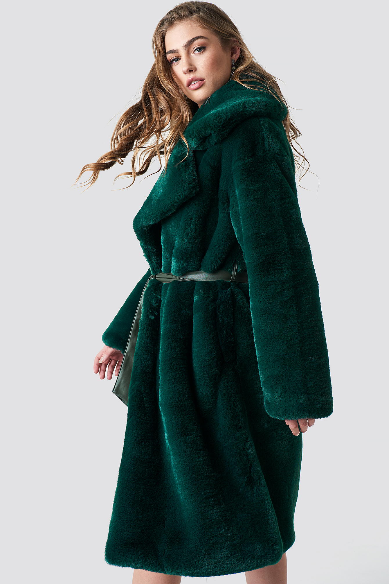 midi fur coat