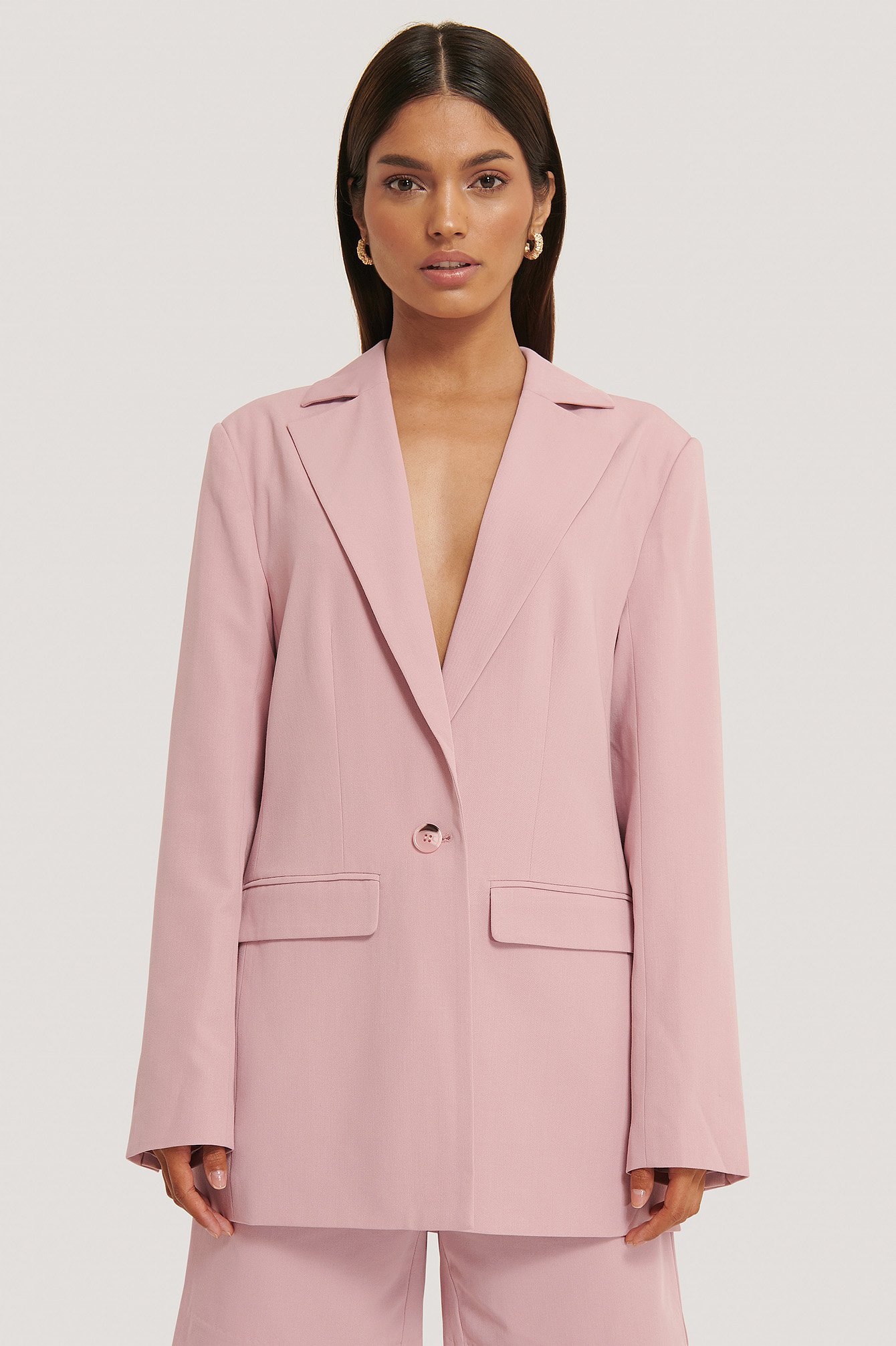pink boyfriend blazer