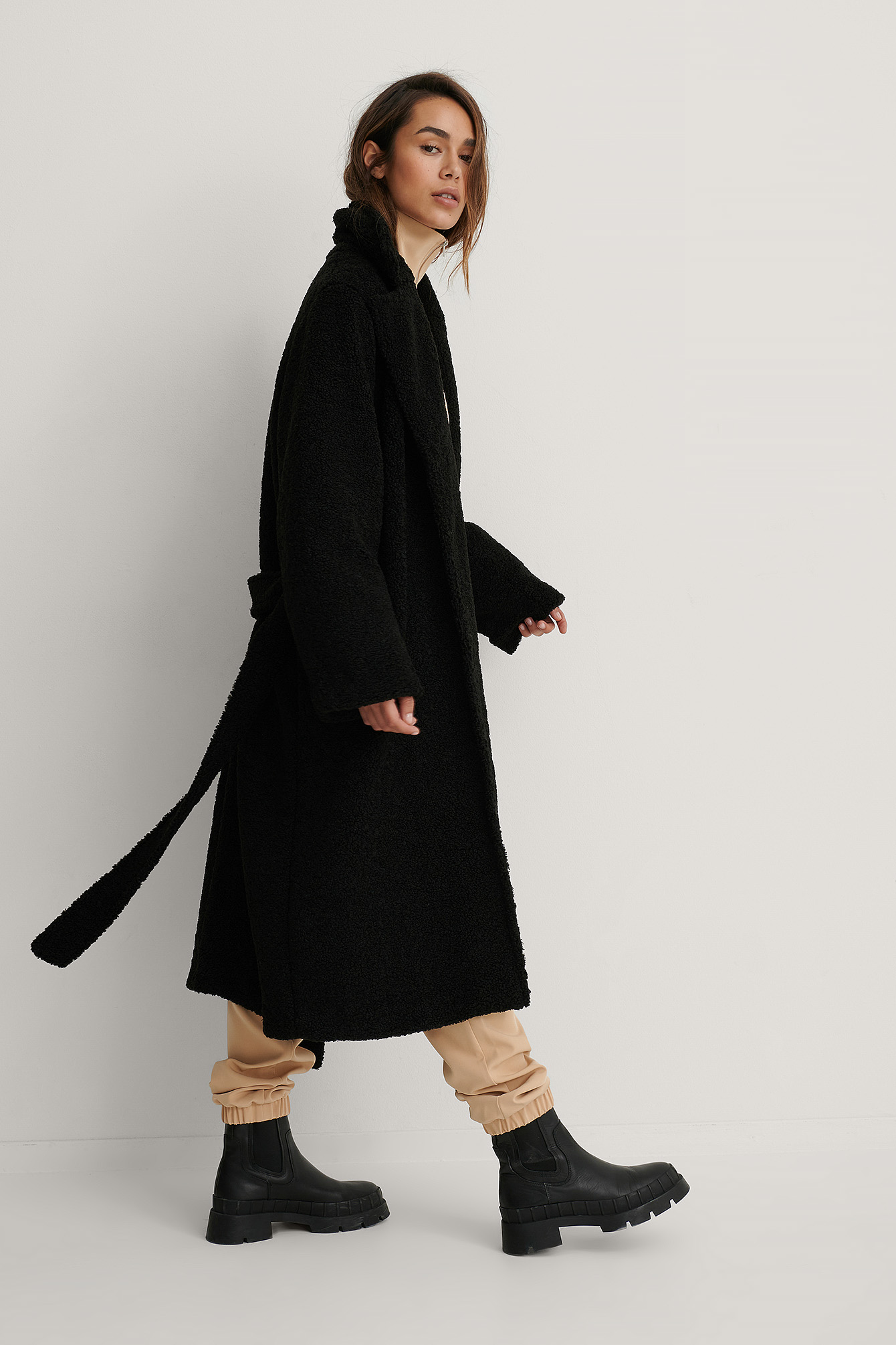 thigh length rain jacket