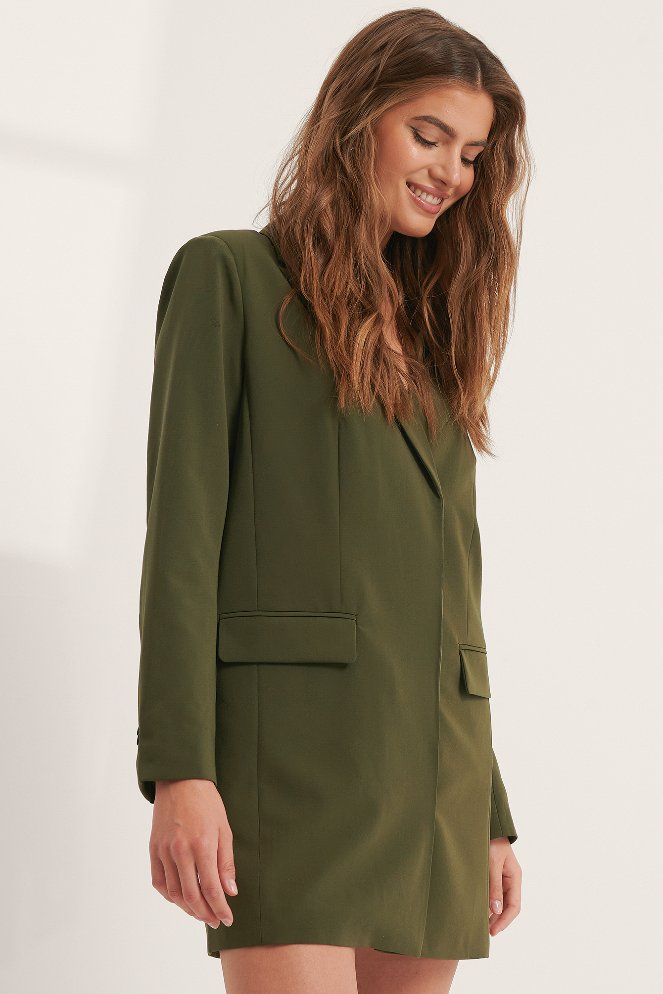 khaki green blazer