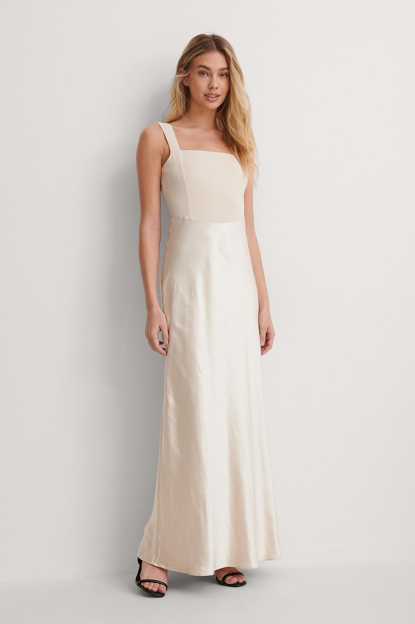 square maxi dress
