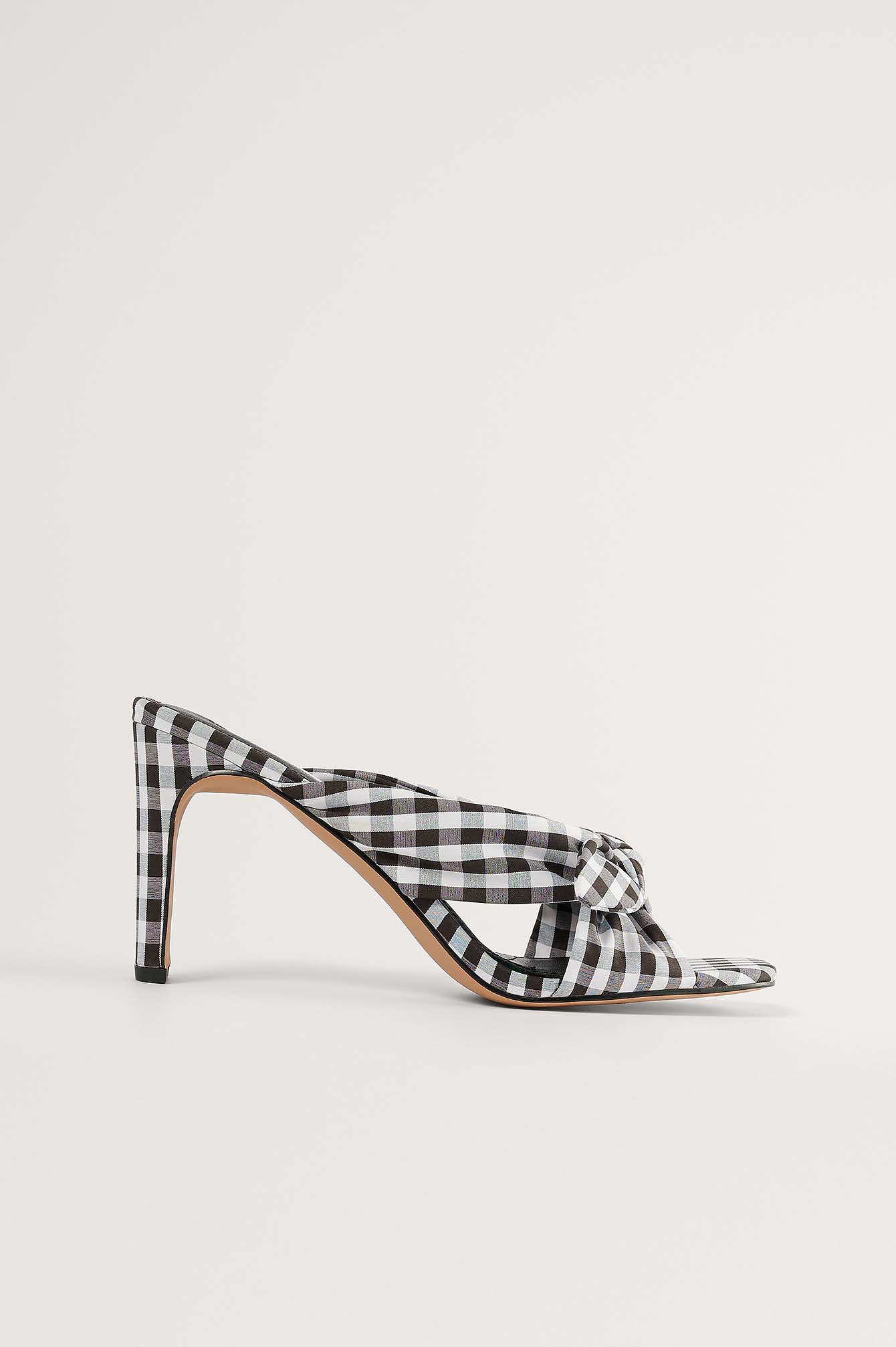 checkered mules