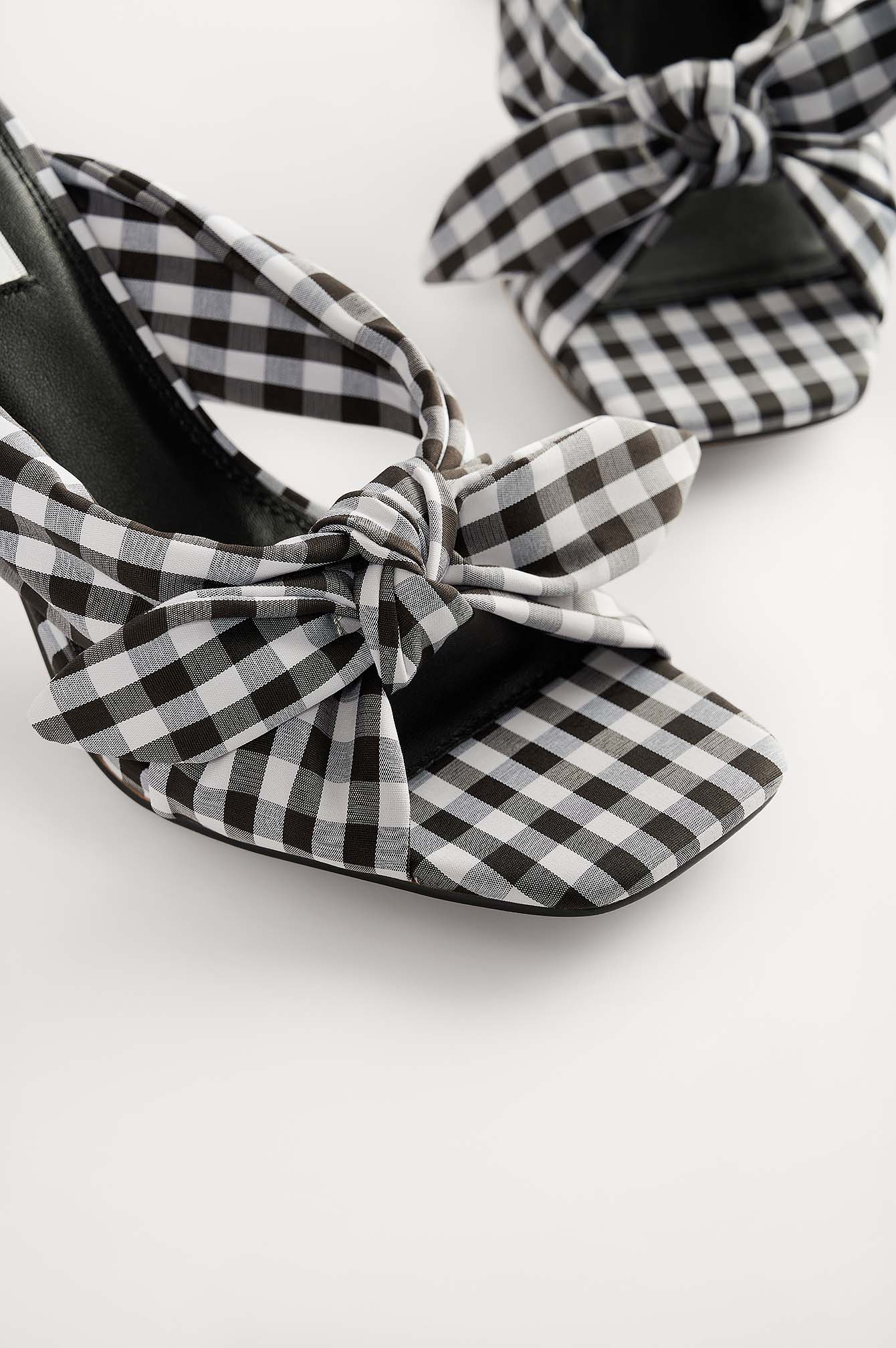 checkered mules