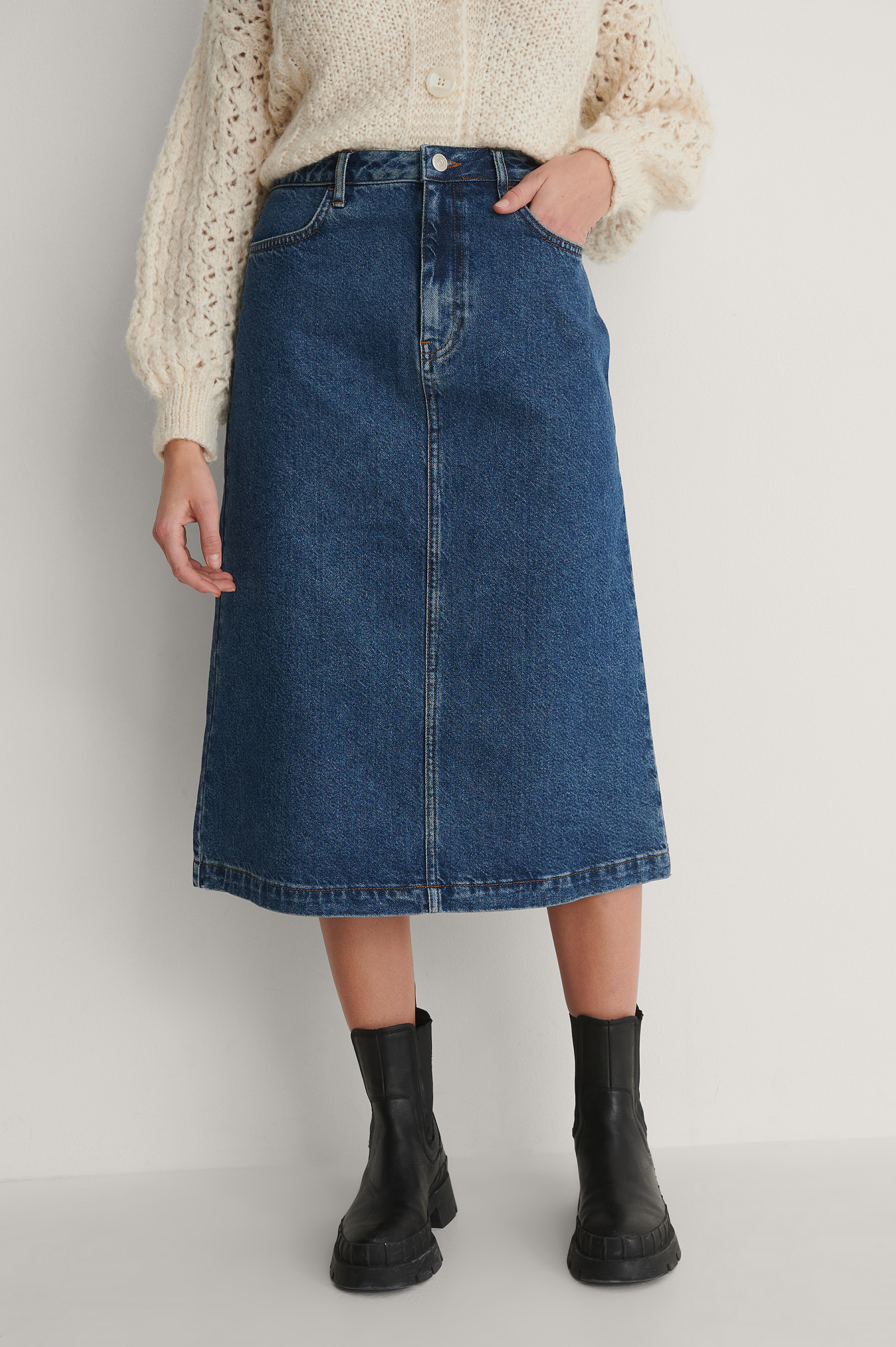 A-line midi skirt Clearance
