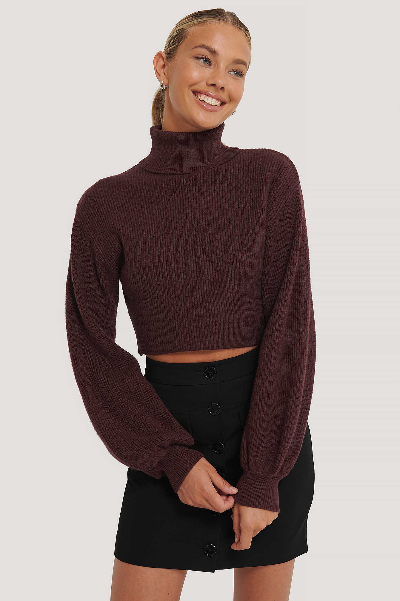 burgundy polo sweater
