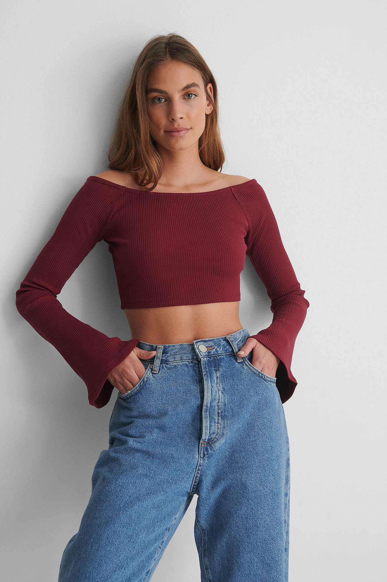 collared rib top