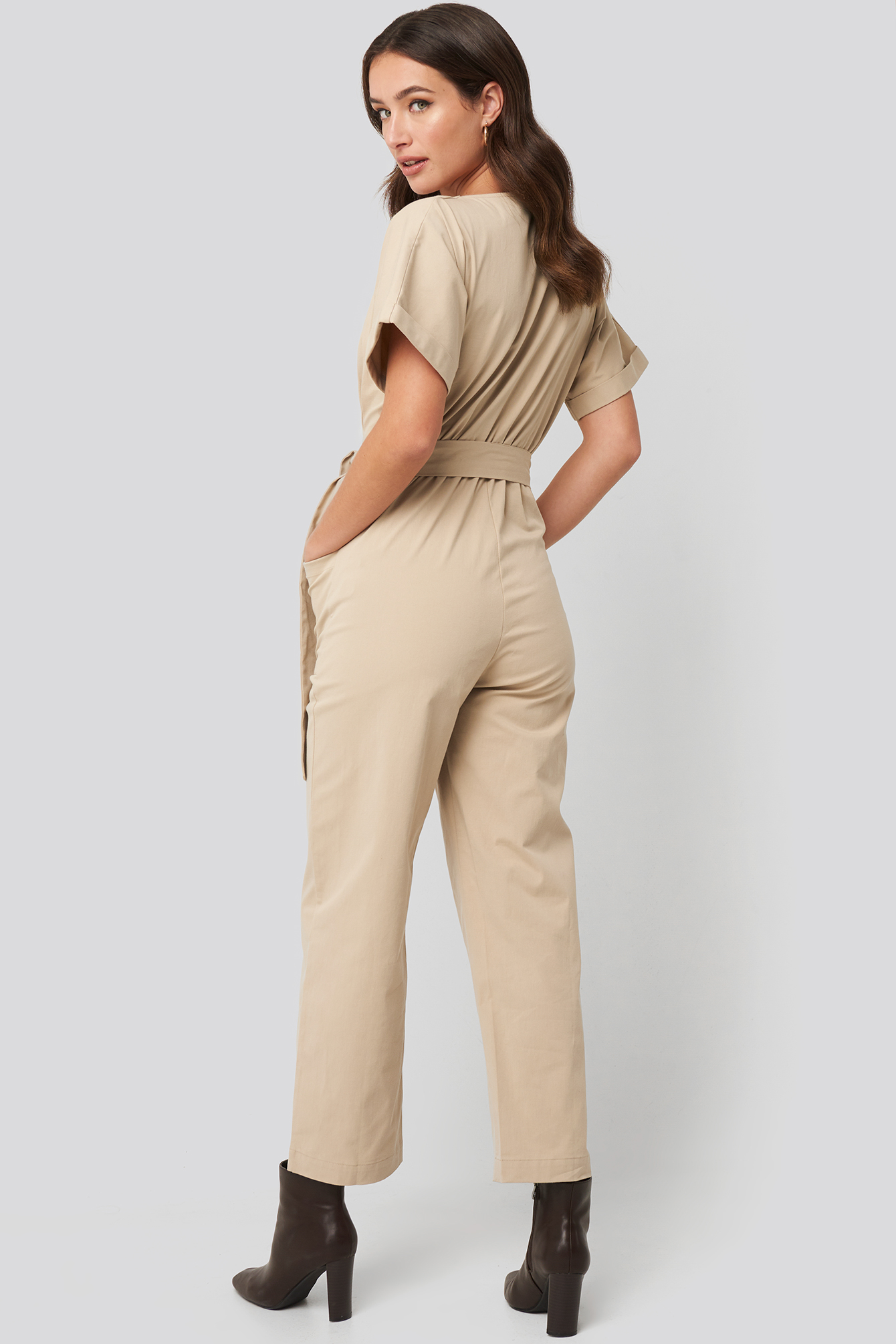 button up jumpsuit