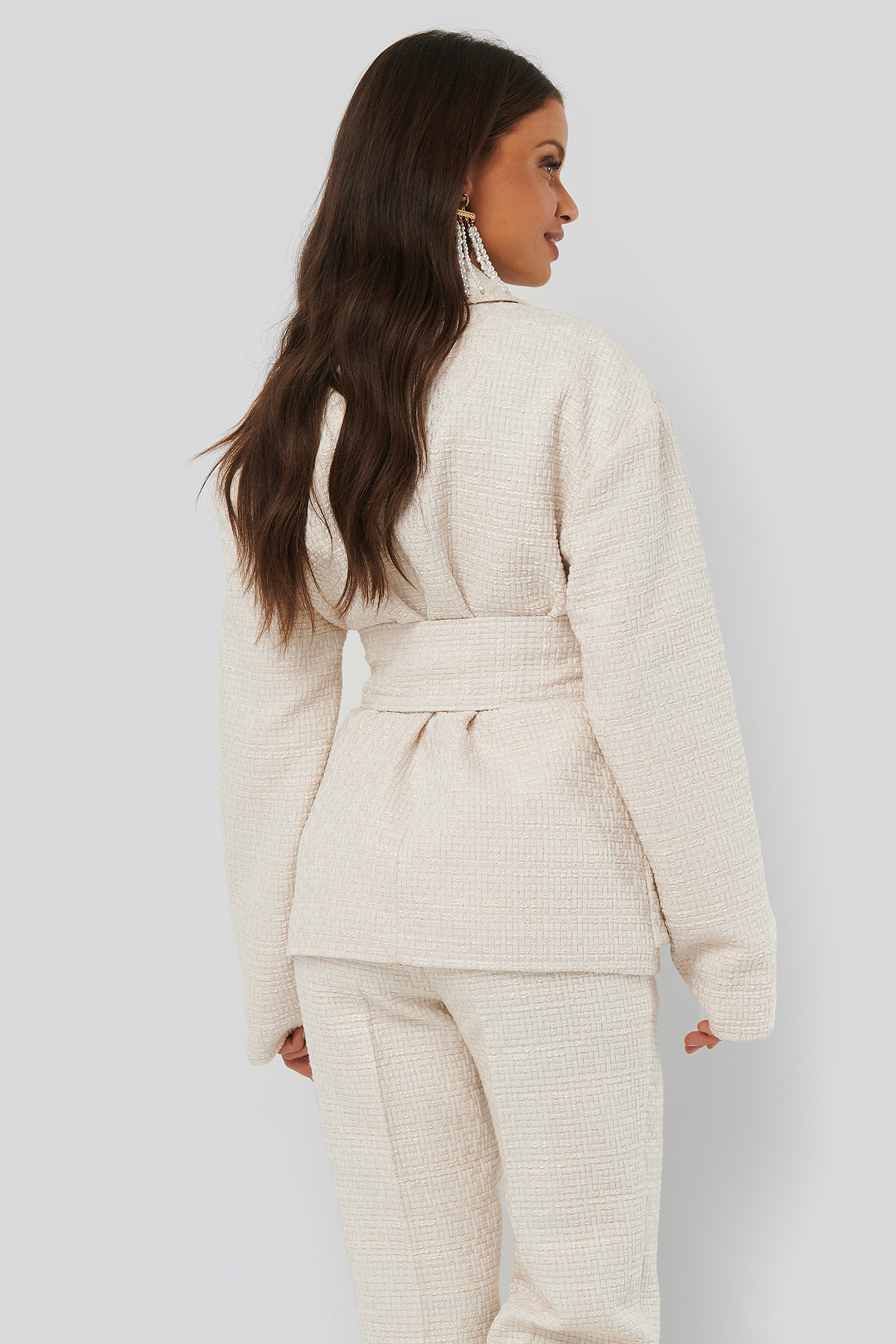 off white tweed jacket
