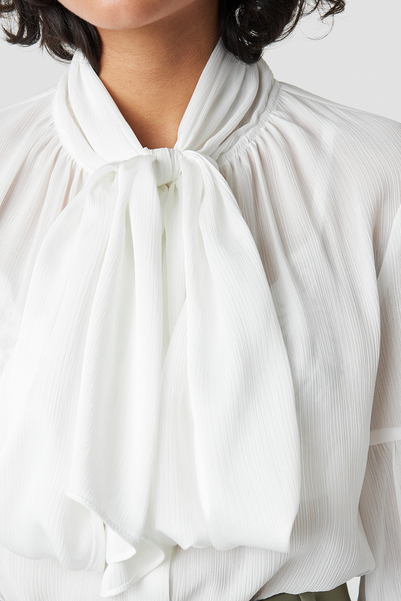 womens bow tie blouse