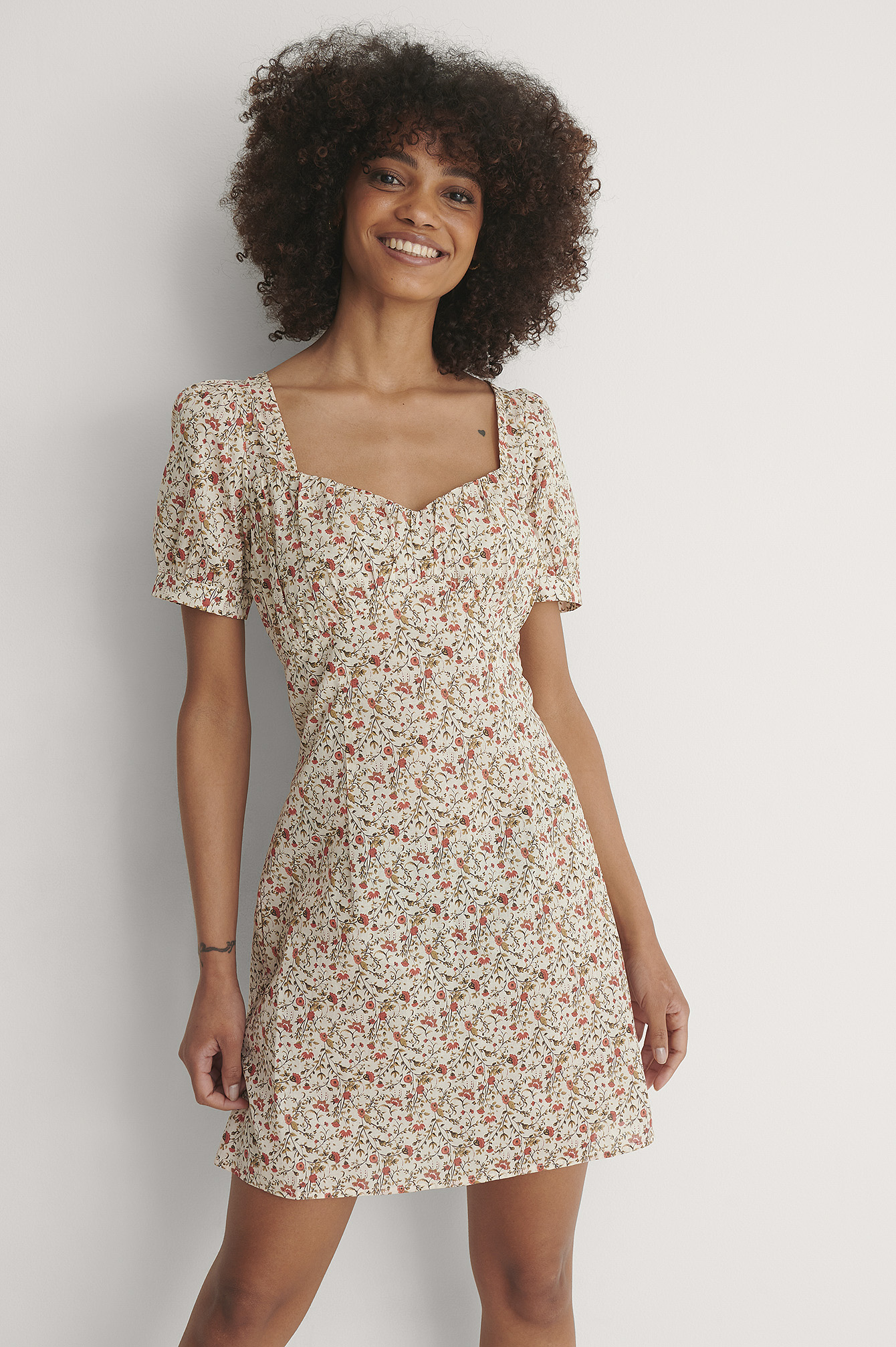 Bust Puff Sleeve Mini Dress Multicolor Na Kdlounge Com Bust Puff Sleeve Mini Dress Multicolor Na Kdlounge Com