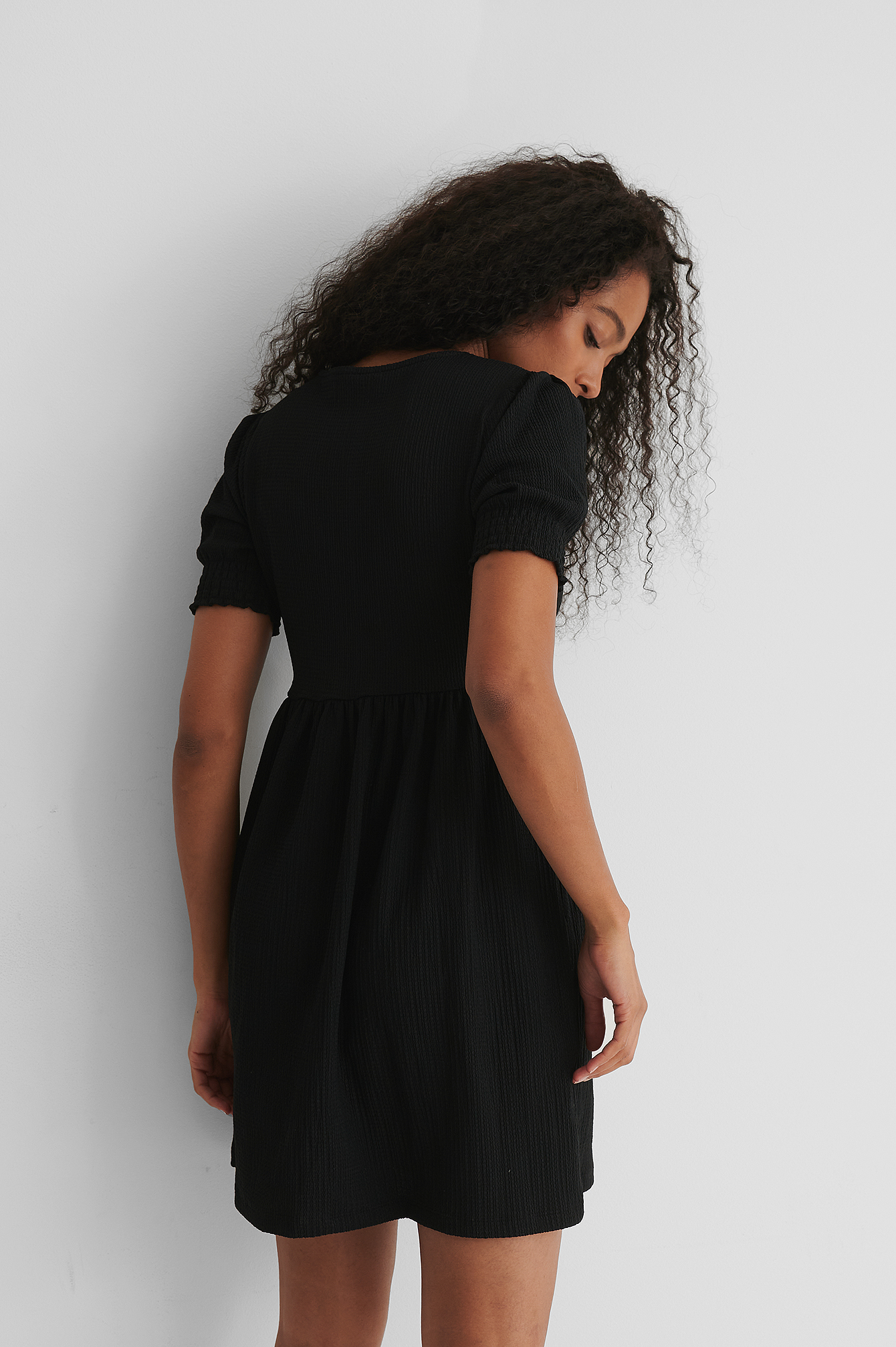 button up jersey dress