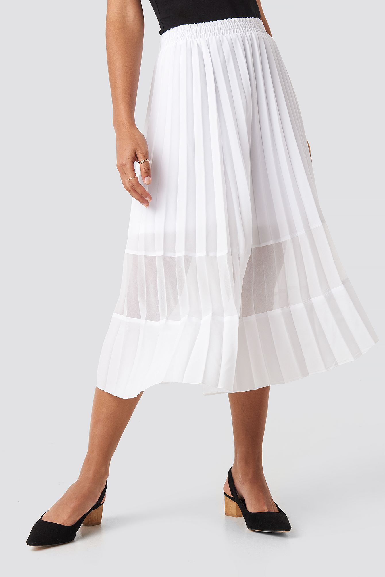 Co Ord Pleated Panel Midi Skirt White Na Kdlounge Com Co Ord Pleated Panel Midi Skirt White Na Kdlounge Com