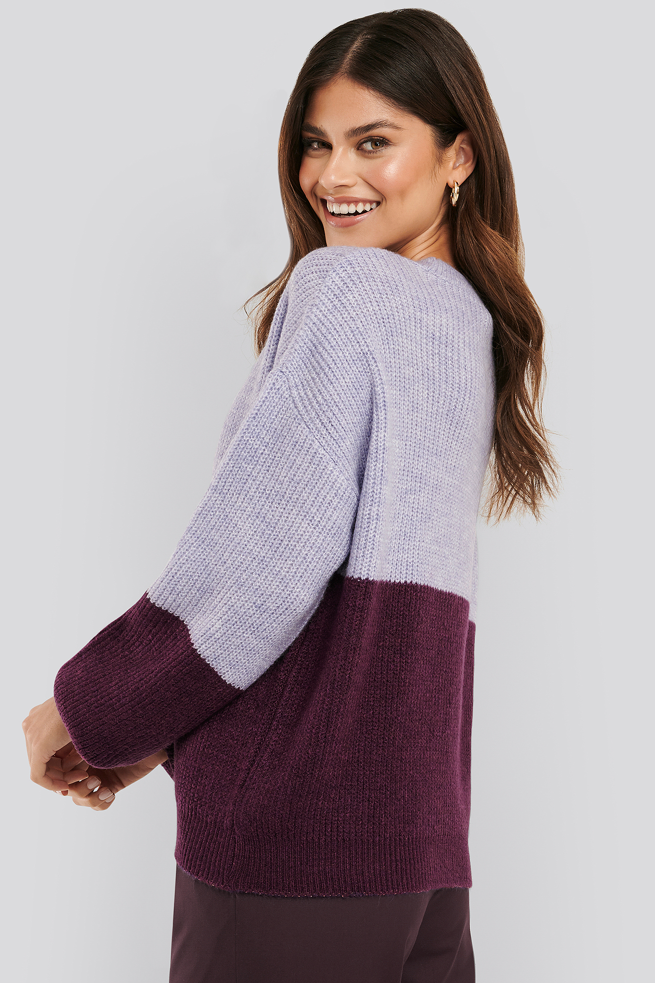 mock neck cropped sweater