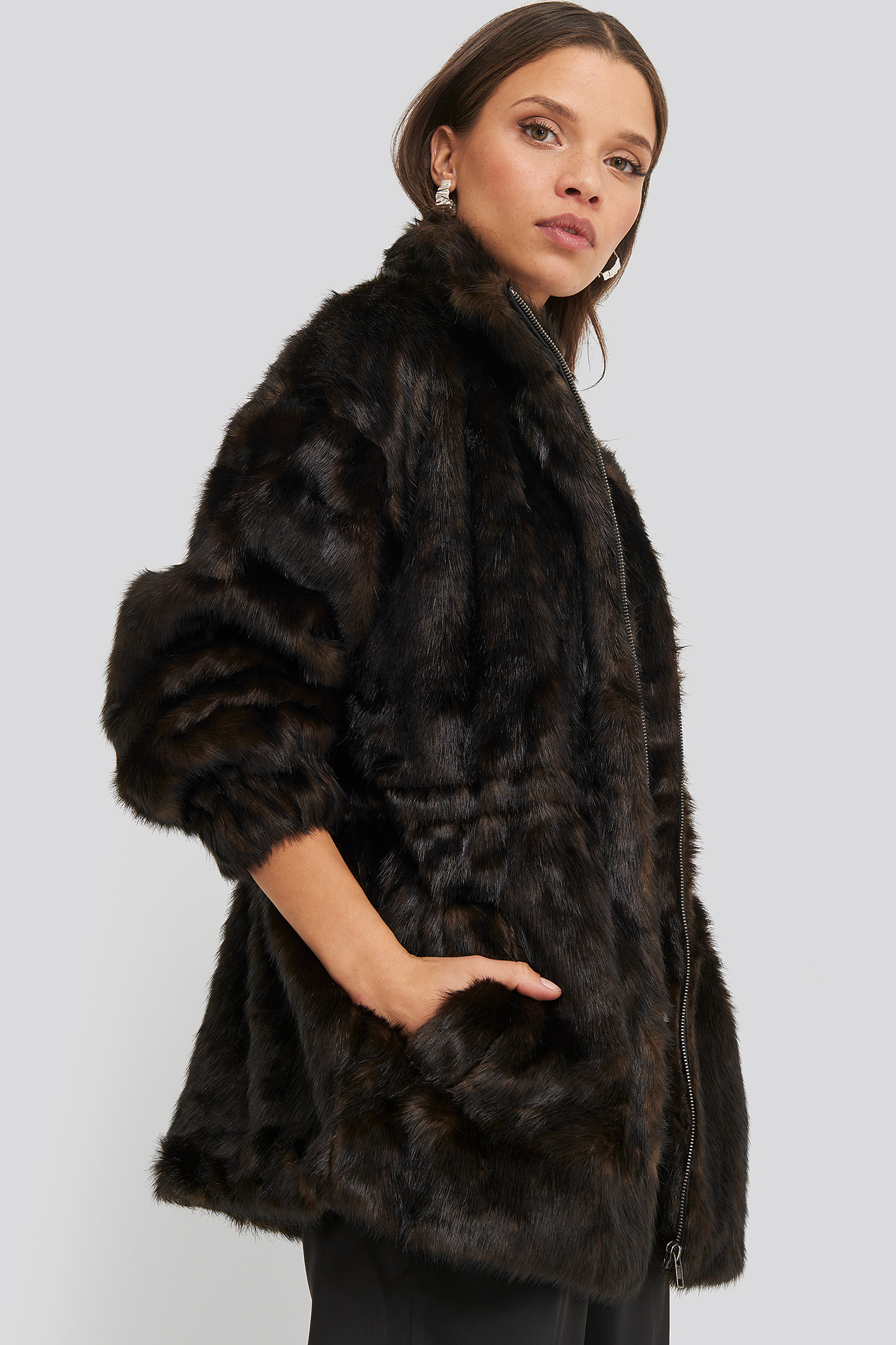 fake mink jacket