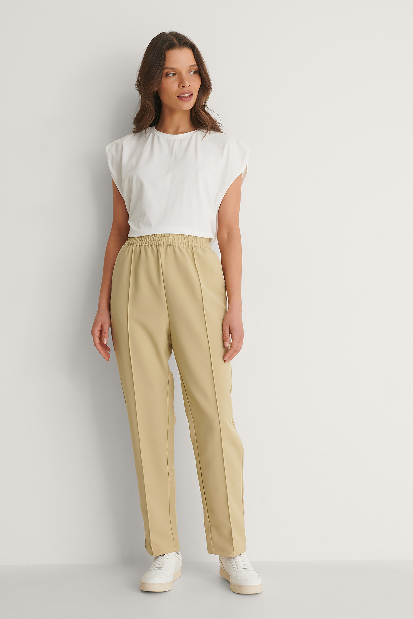 elastic waist dress pants