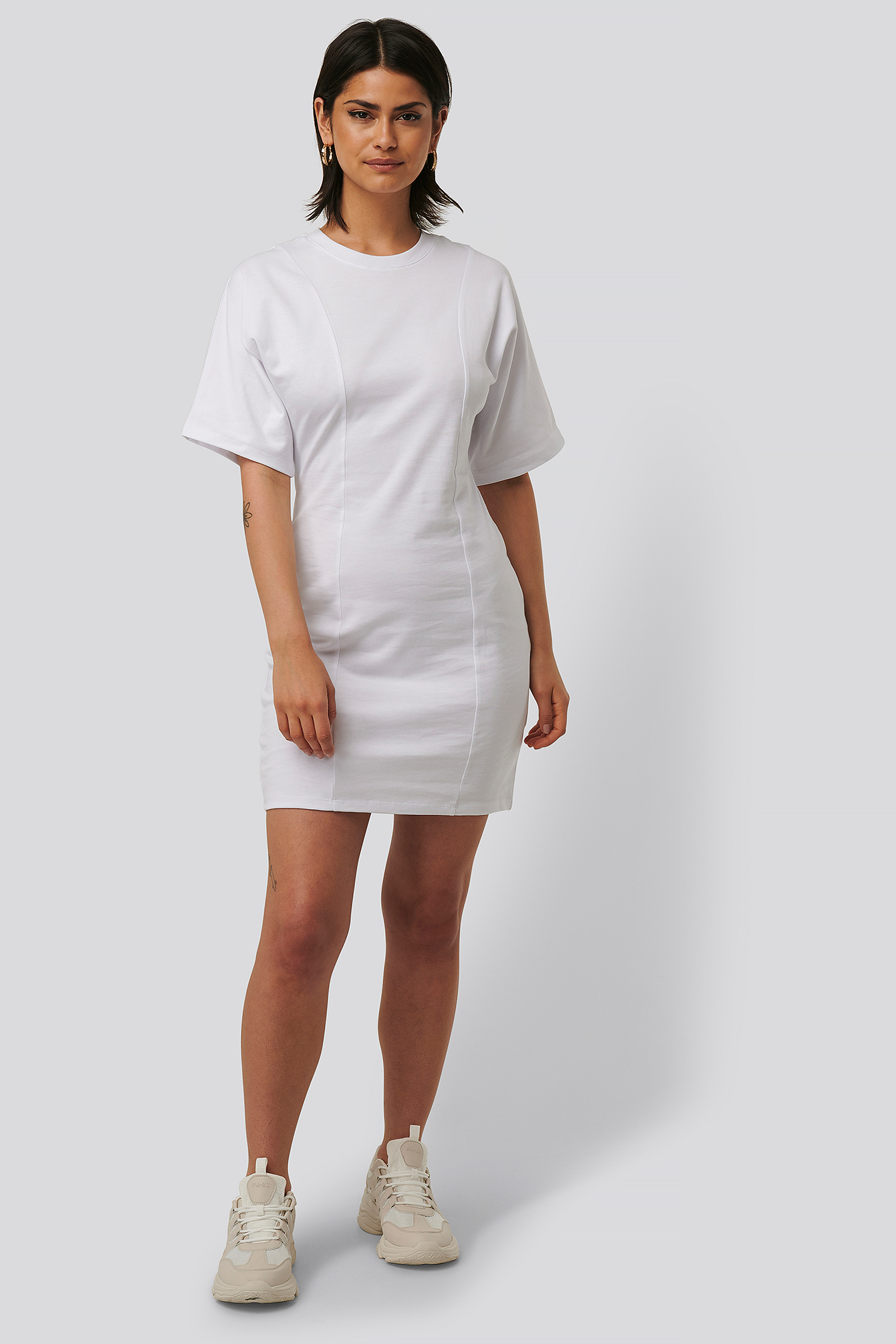 fitted tee dress