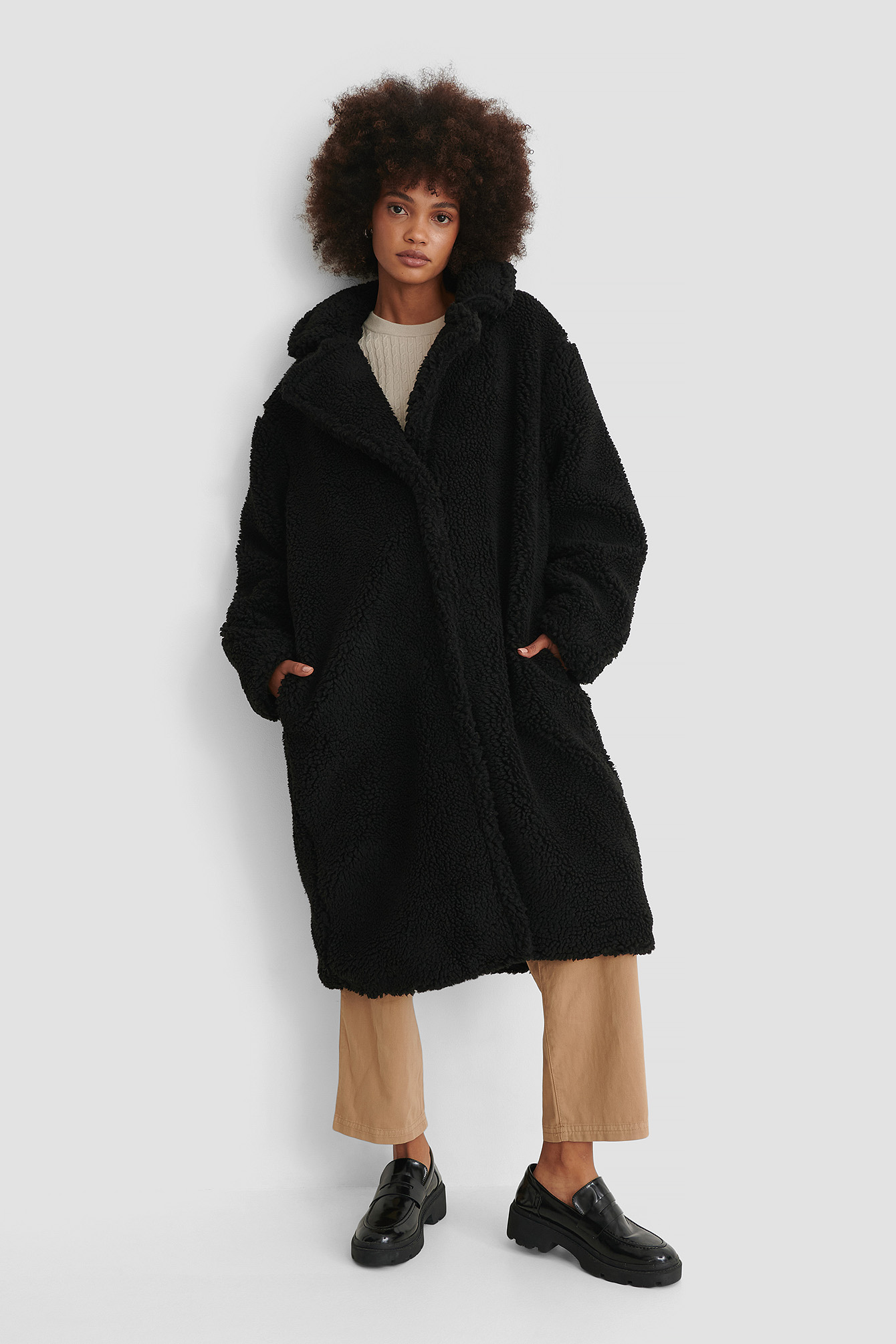 teddy pile coat