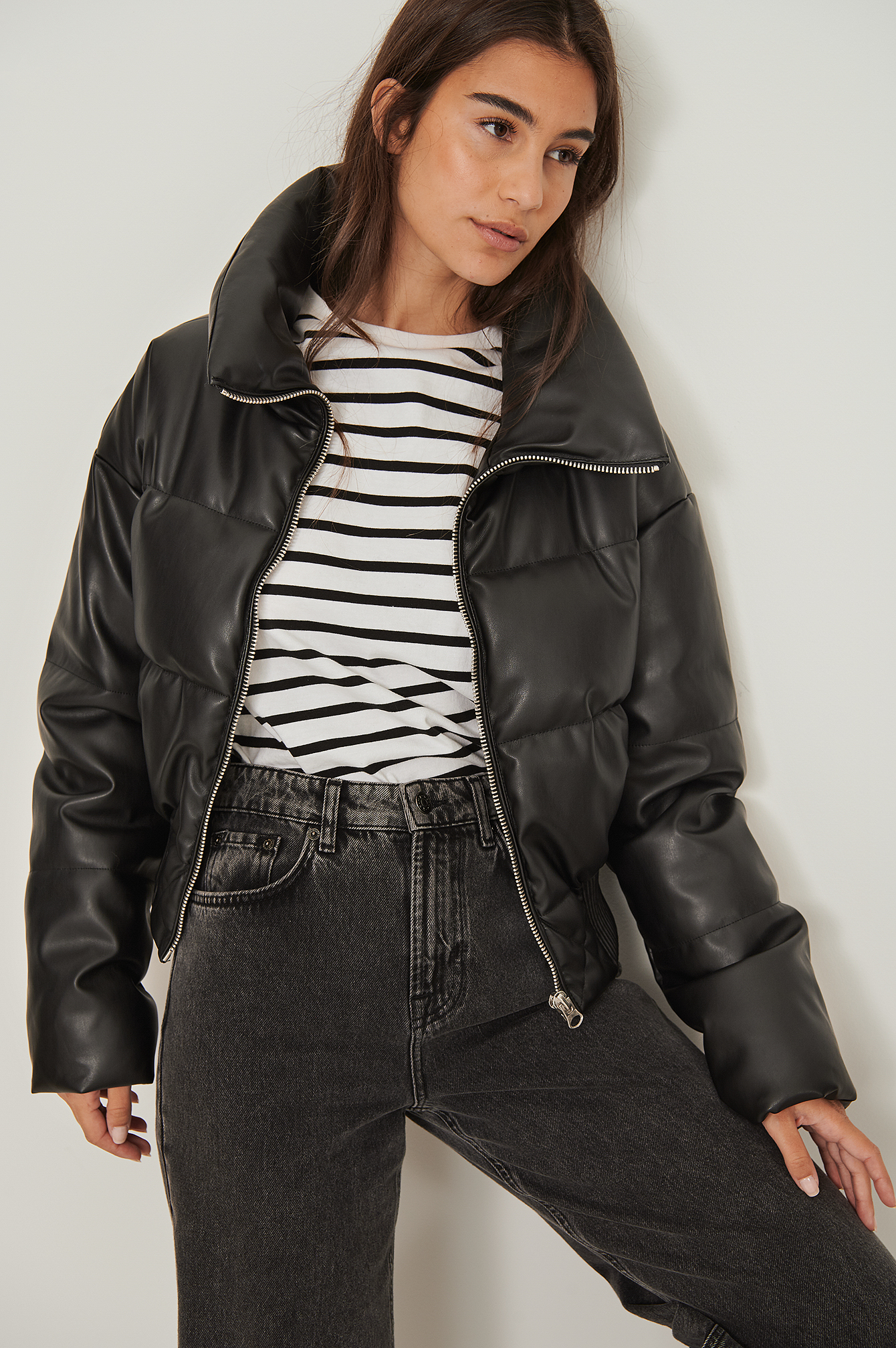 plt black puffer jacket