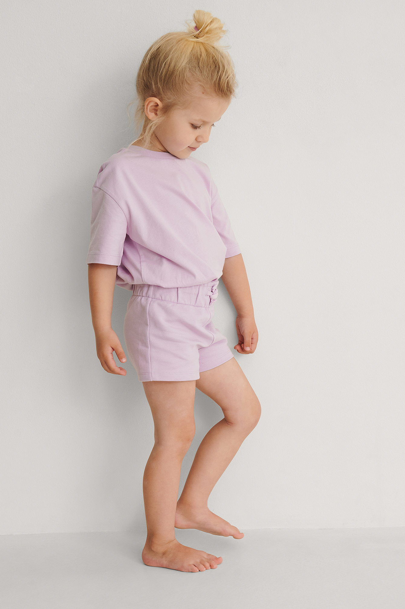 Violet Basic Short Jersey Shorts