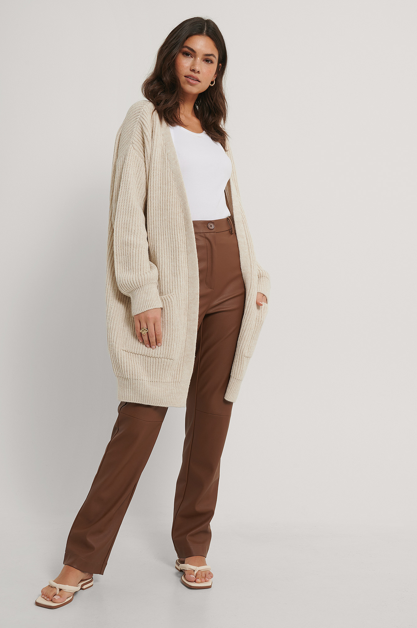 midi knitted cardigan