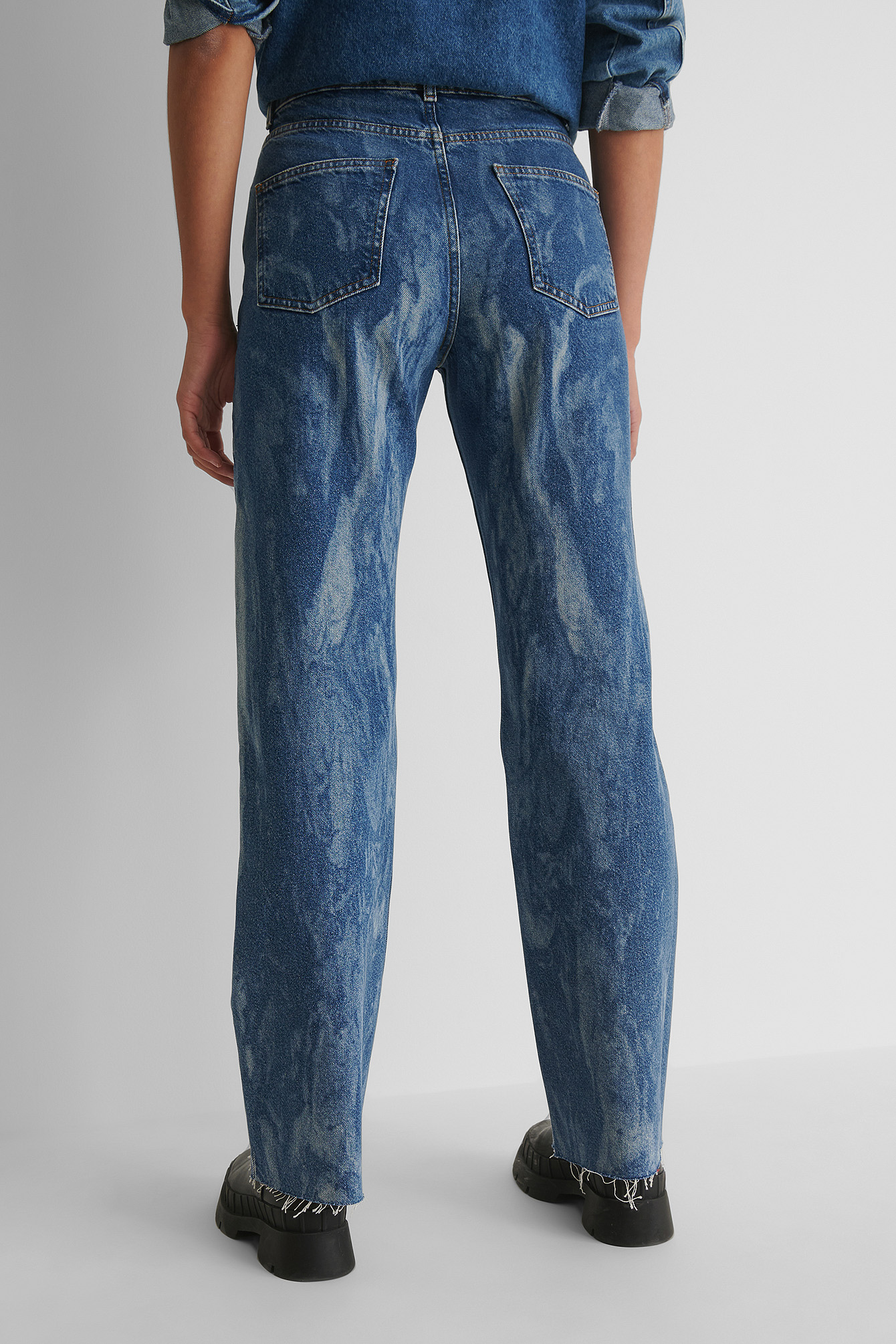 Laser Tie Dye Straight Jeans Blue Na Kdlounge Com Laser Tie Dye Straight Jeans Blue Na Kdlounge Com