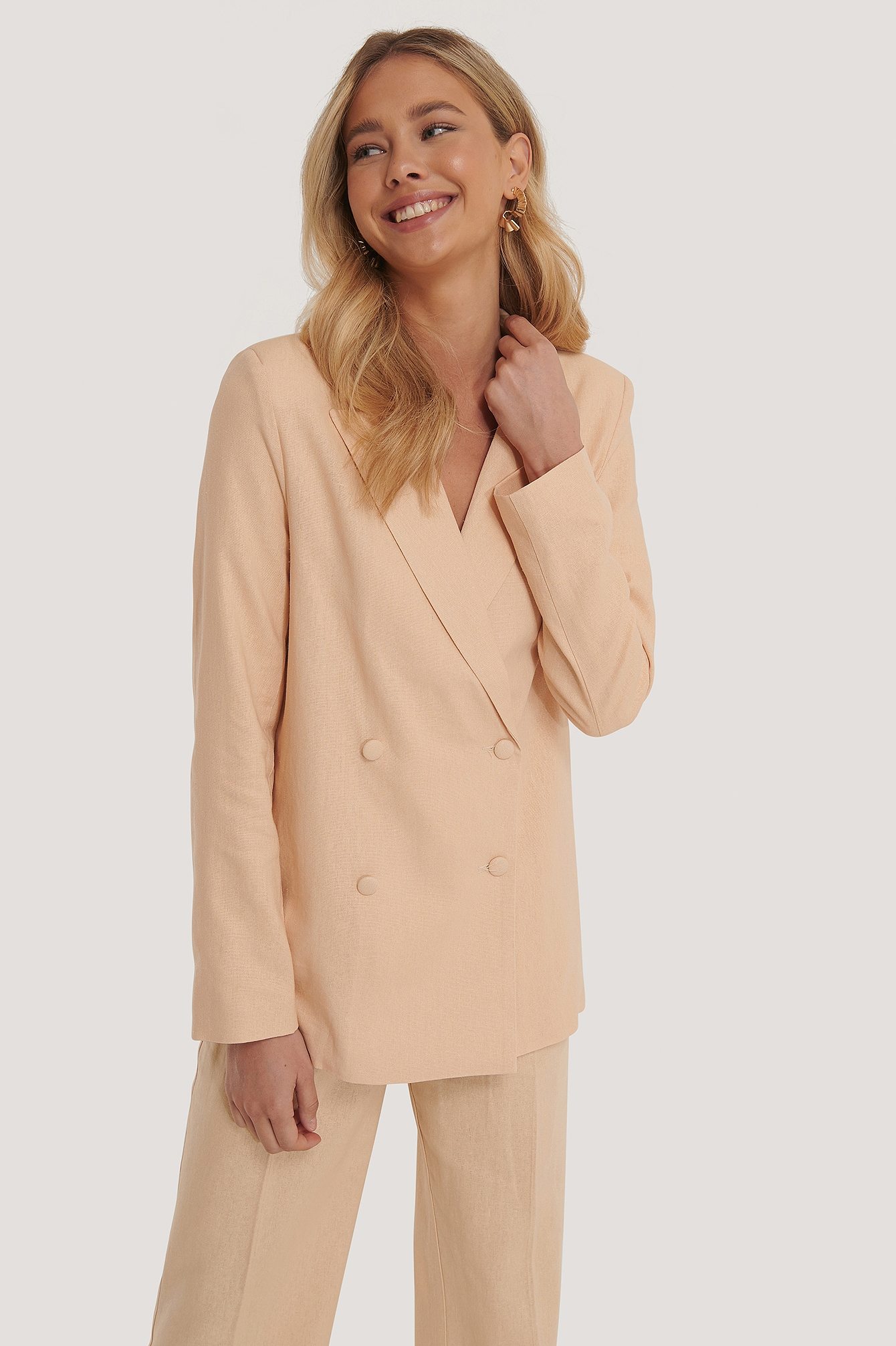 apricot blazer