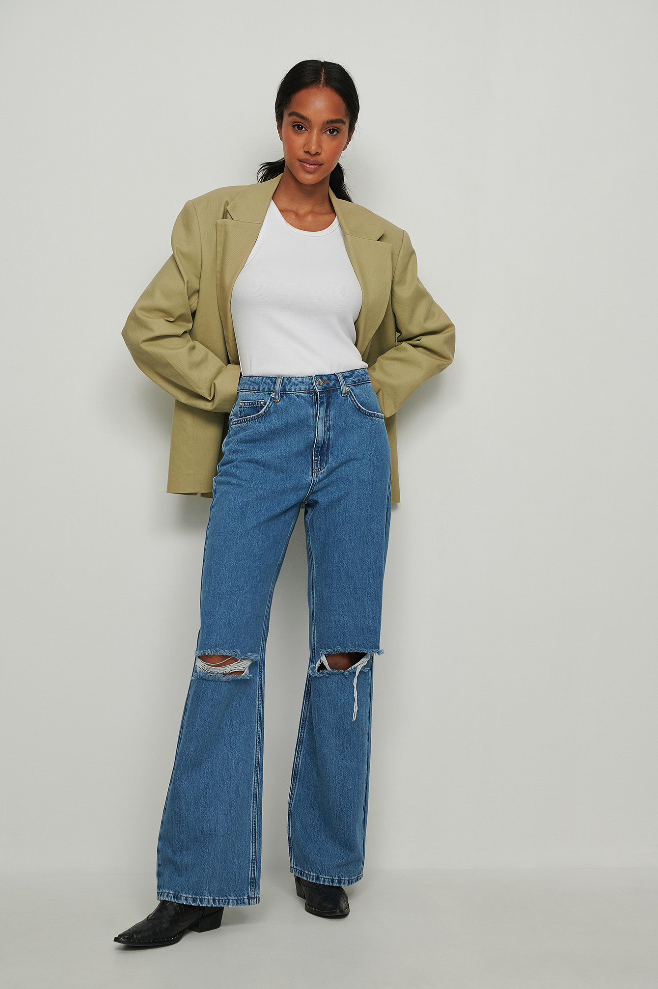 nakd destroyed jeans