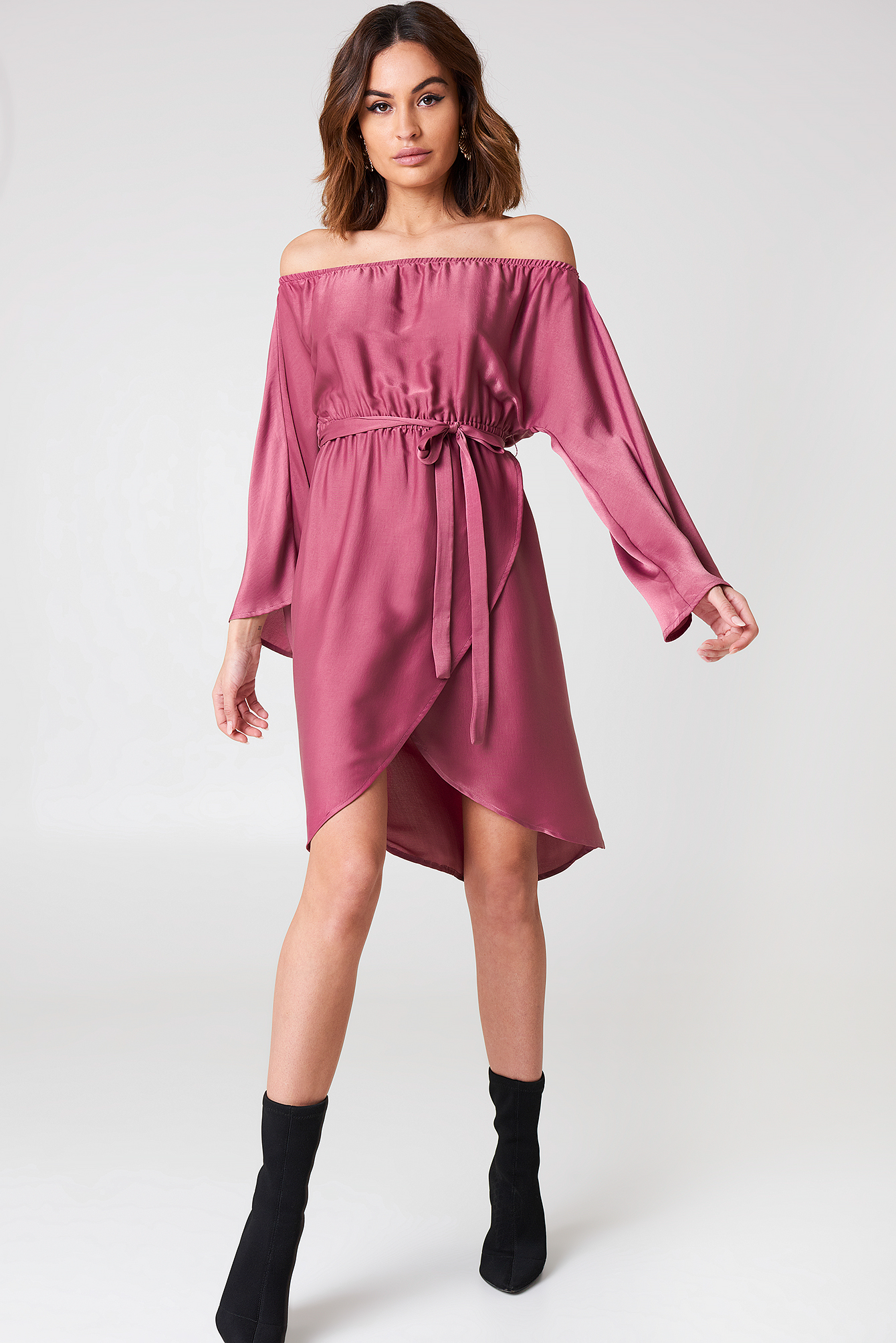 button up front dress