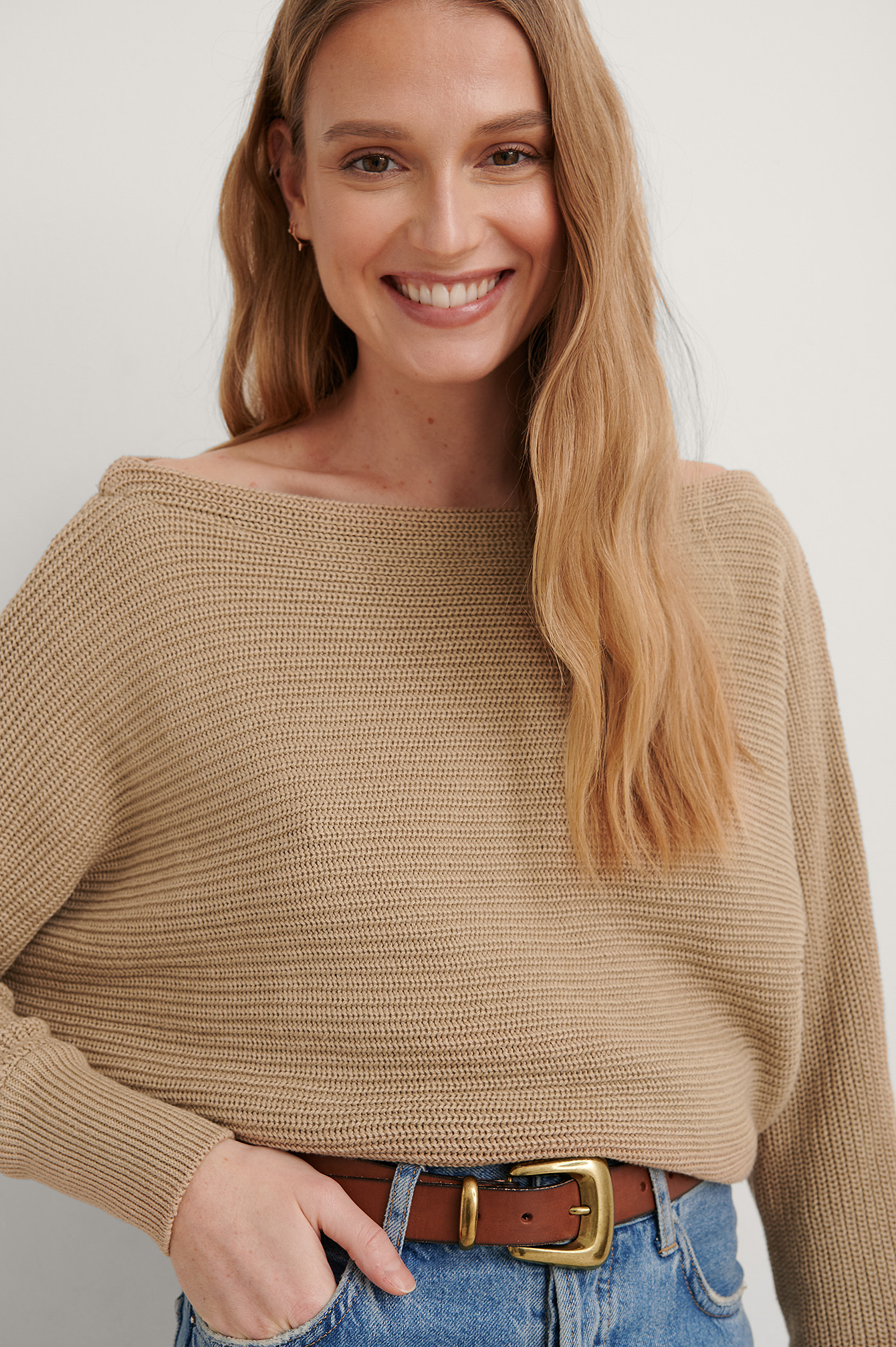 off the shoulder jumper knitting pattern