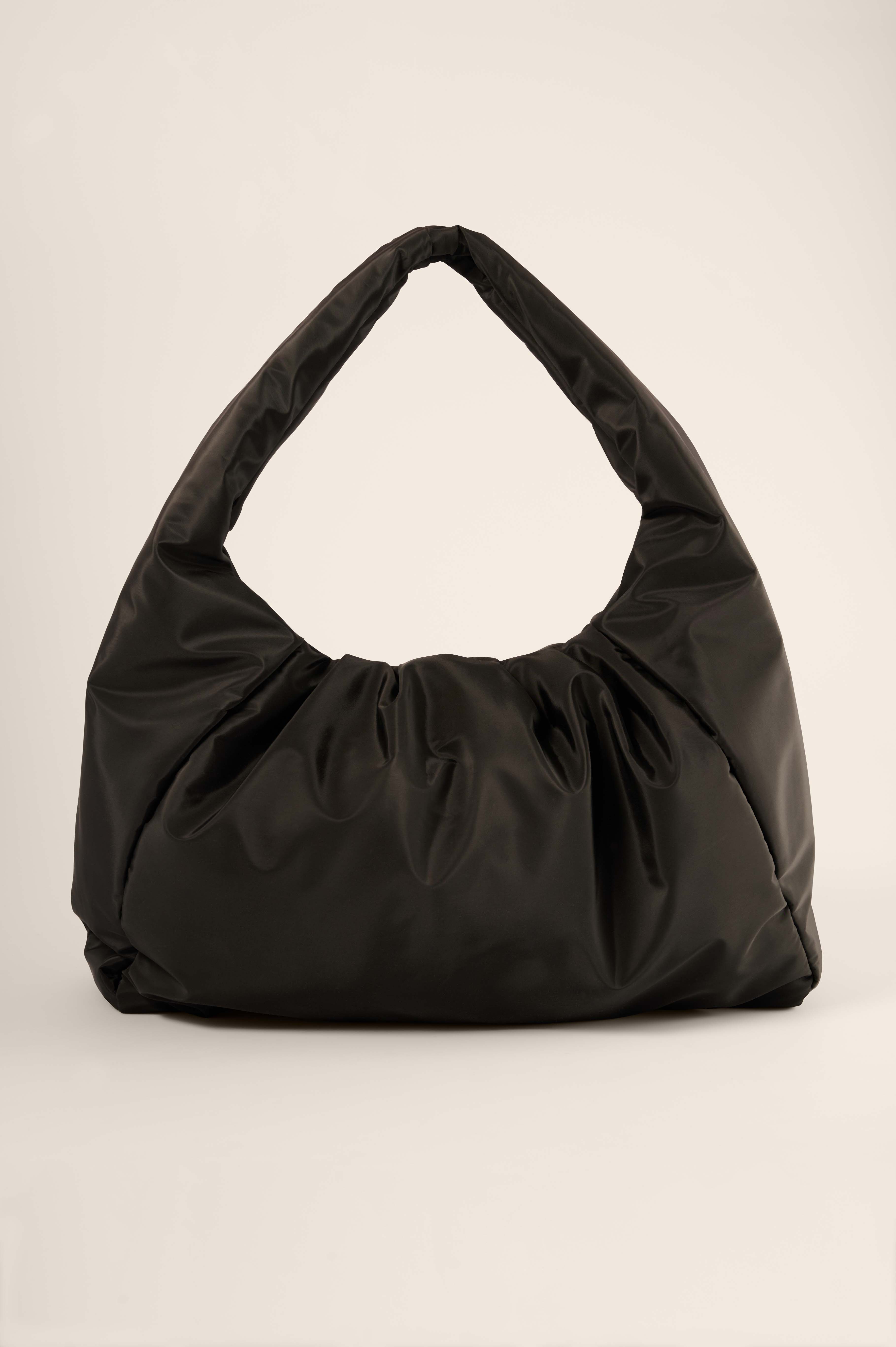 Black Oversized Windbreaker Bag