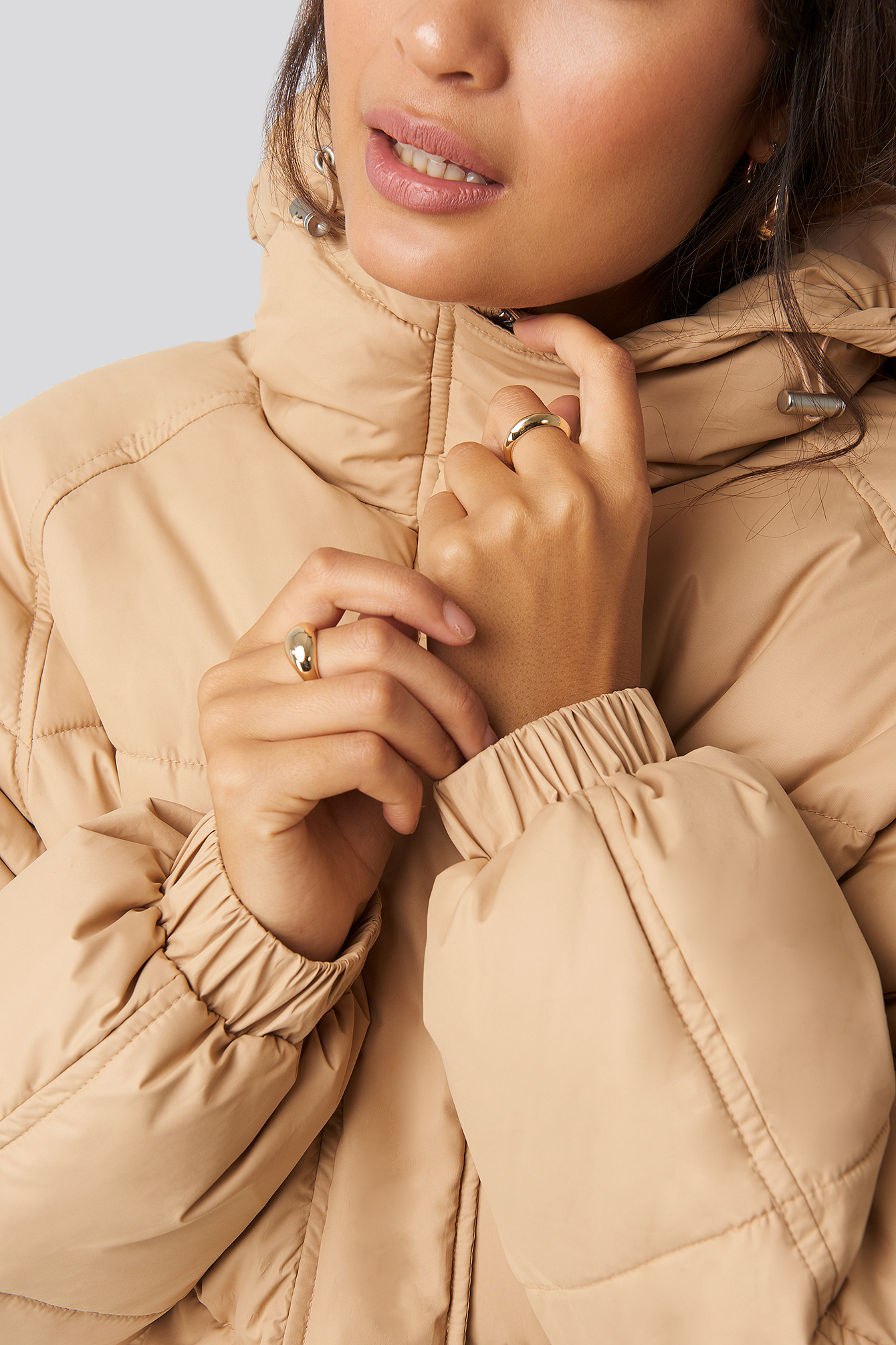 Padded Hood Short Jacket Nakd 2025