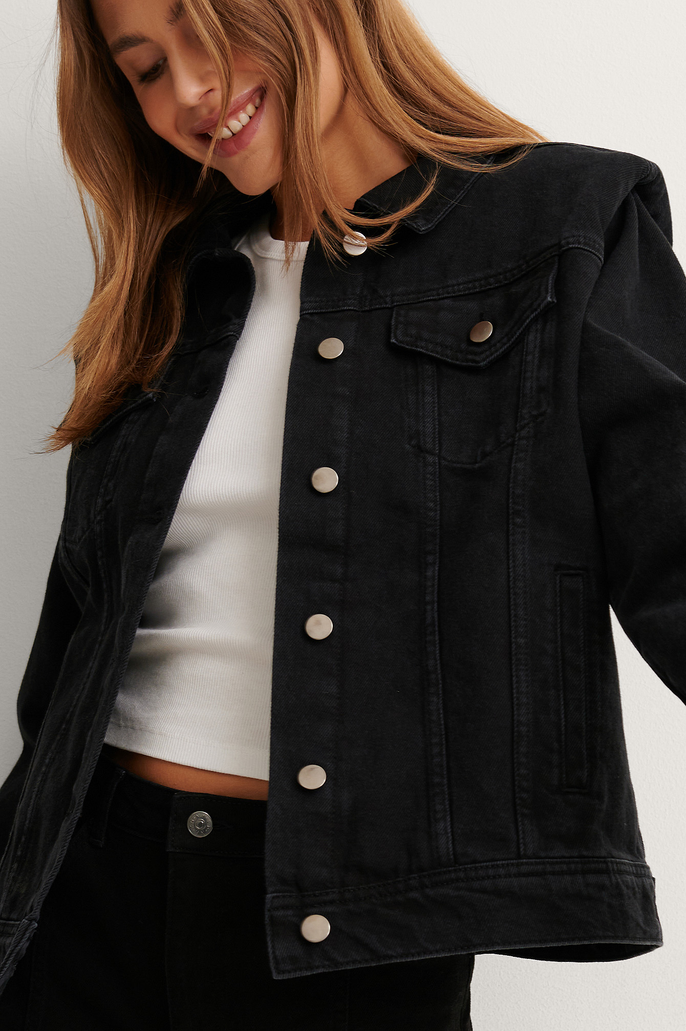 stone denim jacket womens