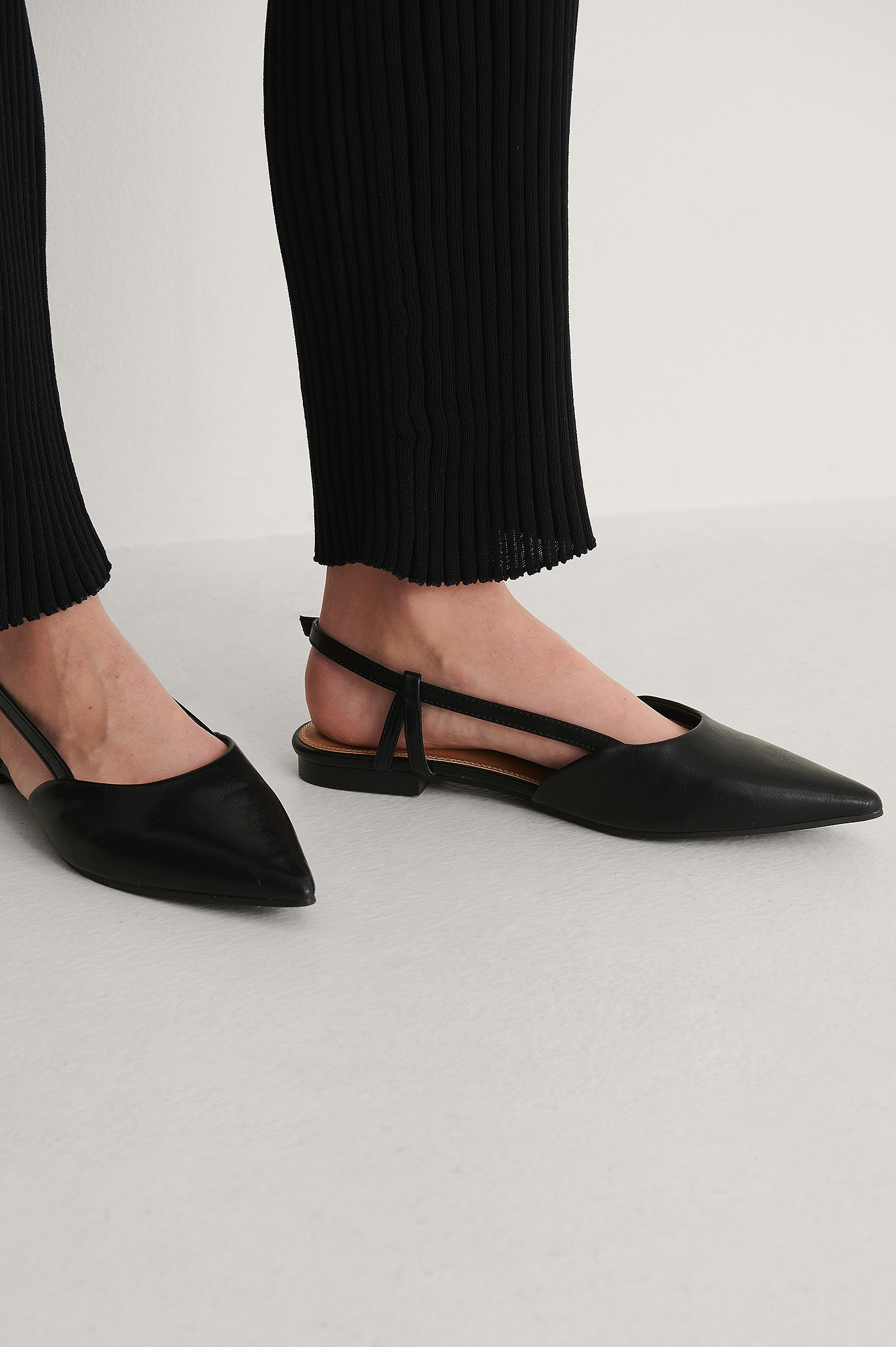 pointed ballet slingbacks