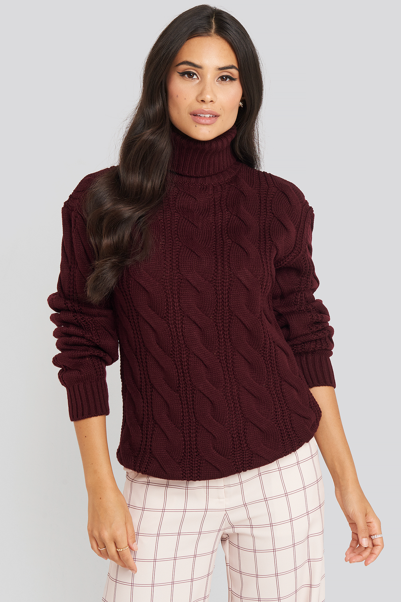 maroon polo sweater