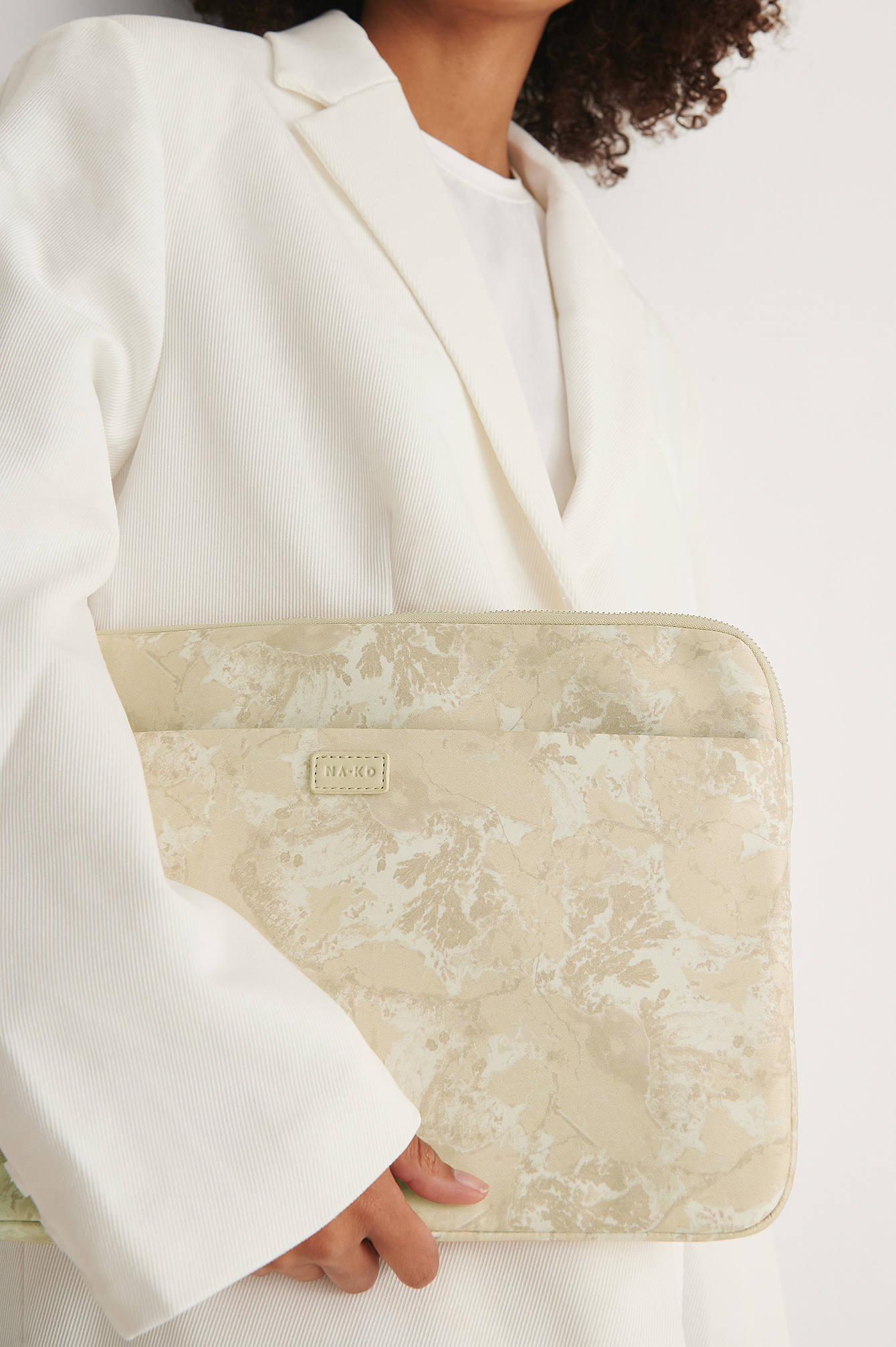 Nude Marble Printed Laptop Case