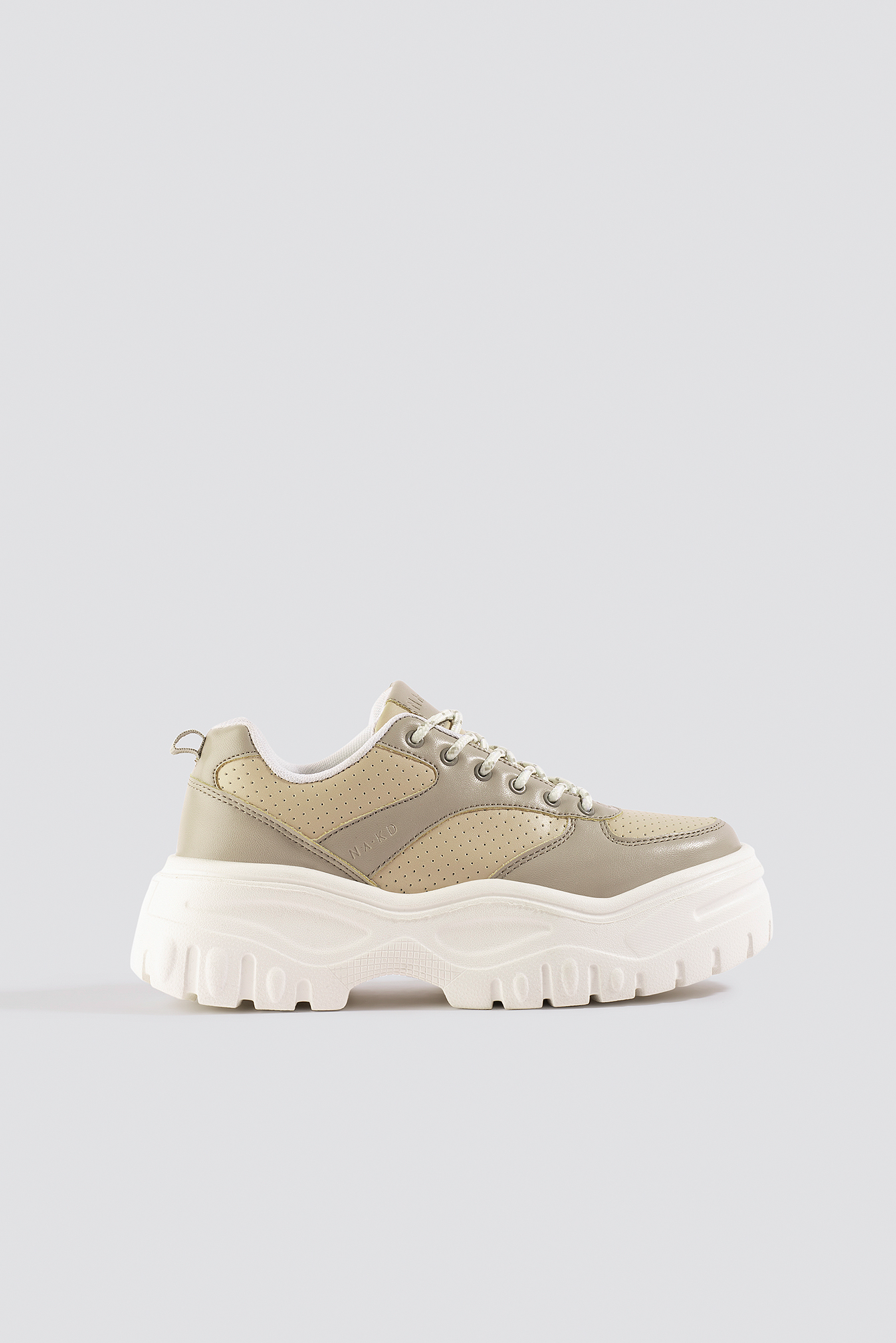 Profile Sole Sneakers Beige | na-kdlounge.com