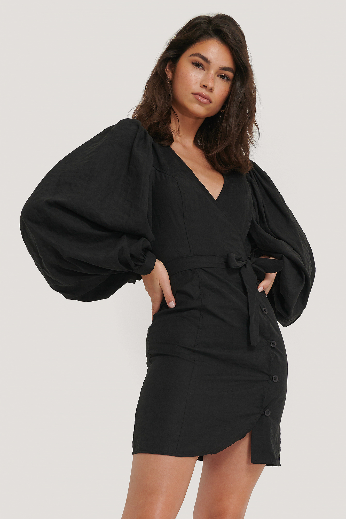 black tie waist dress