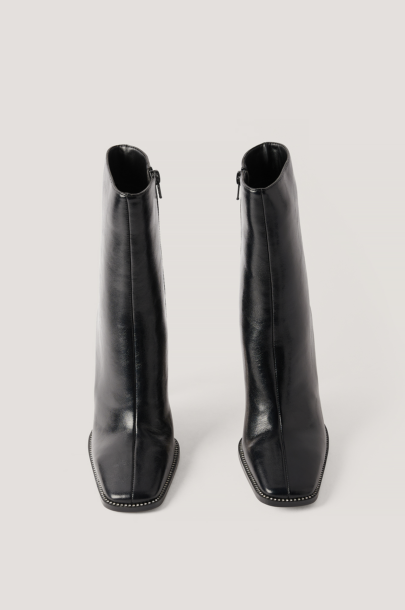 rhinestone high heel boots