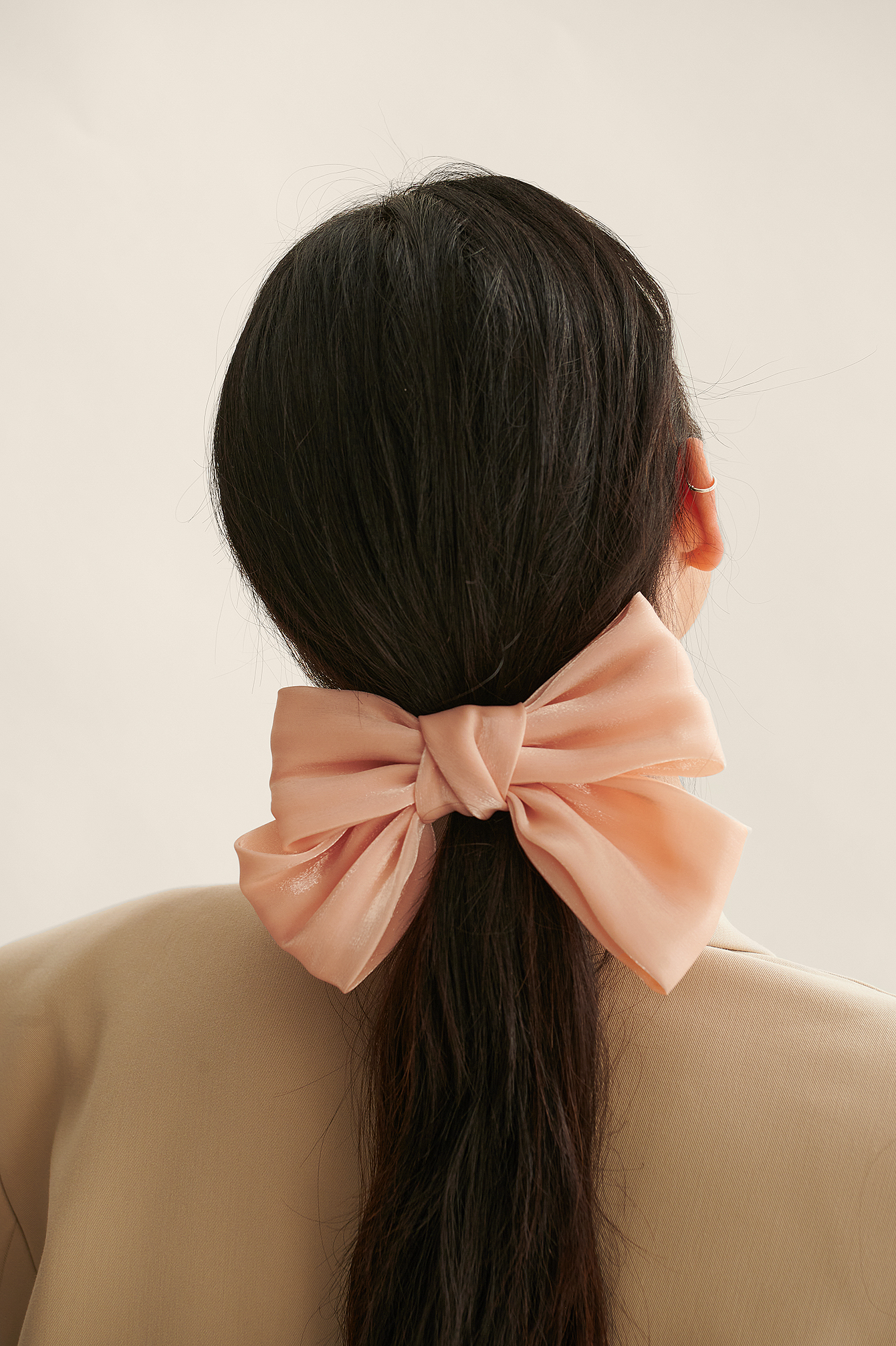 Light Pink Shimmery Hair Bow