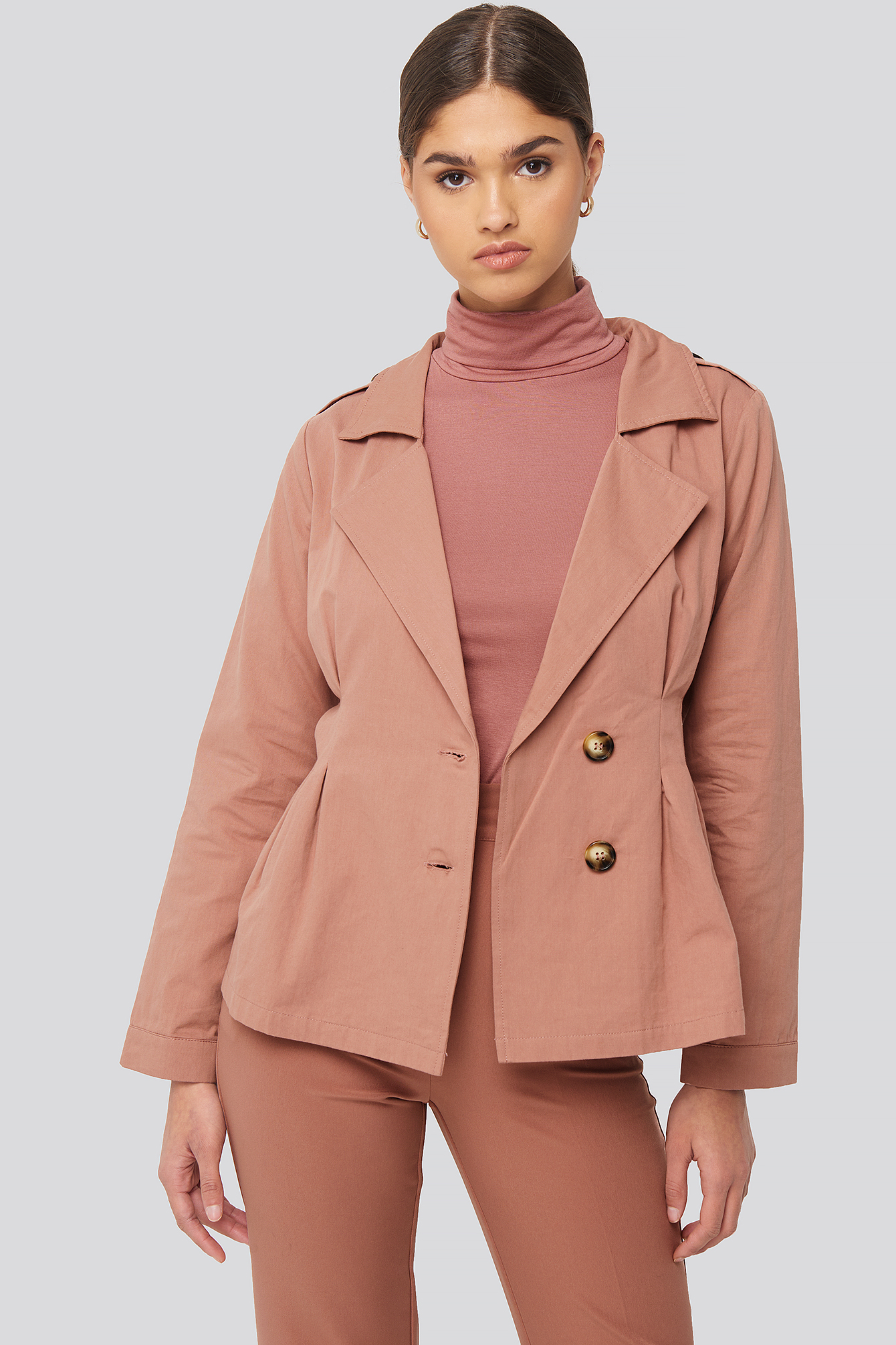 trench coat pink
