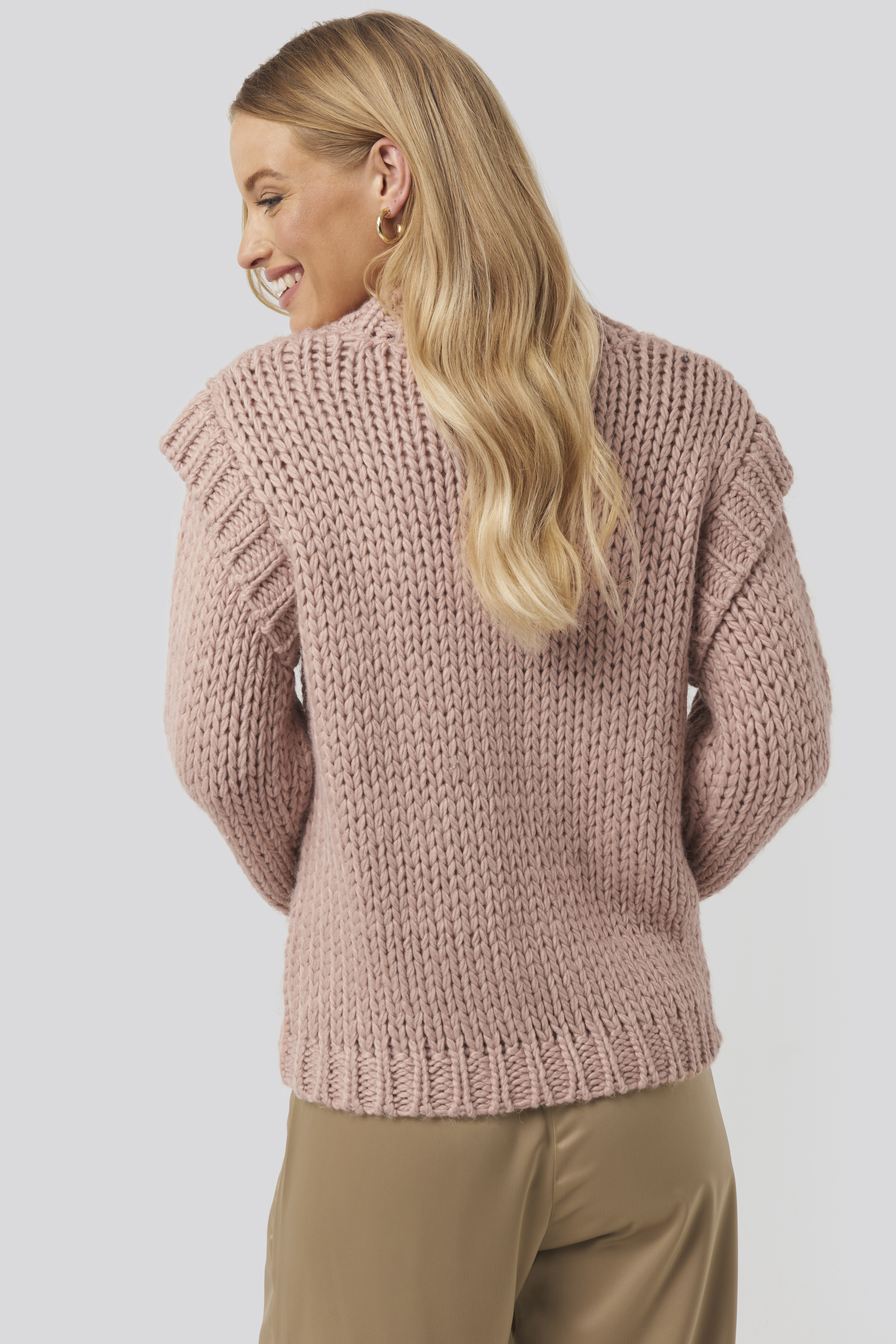 shoulder detail jumper
