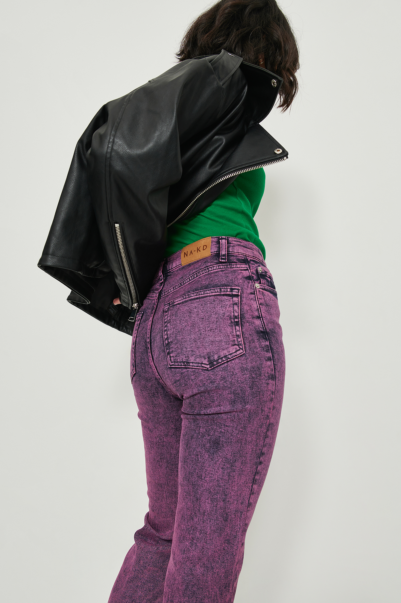 Organic Straight High Waist Jeans Purple Na Kdlounge Com Organic Straight High Waist Jeans Purple Na Kdlounge Com