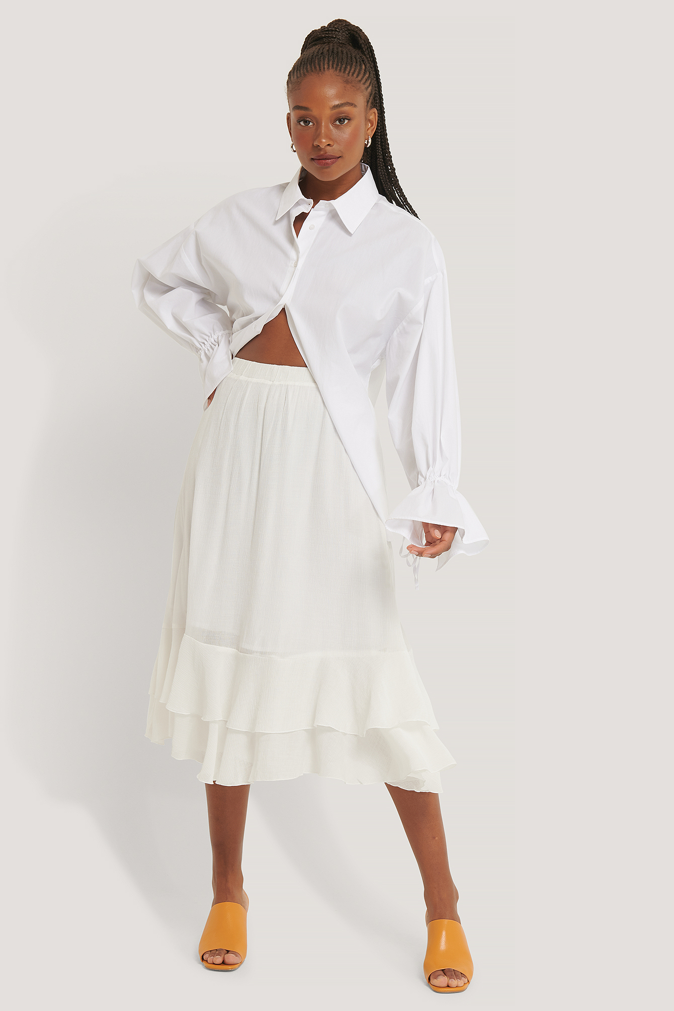 structured skirt