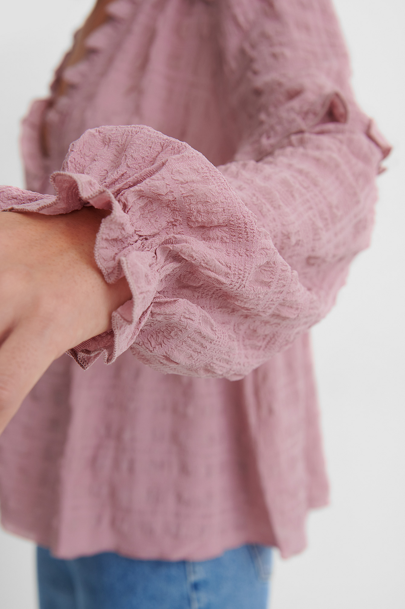 structured frill blouse nakd