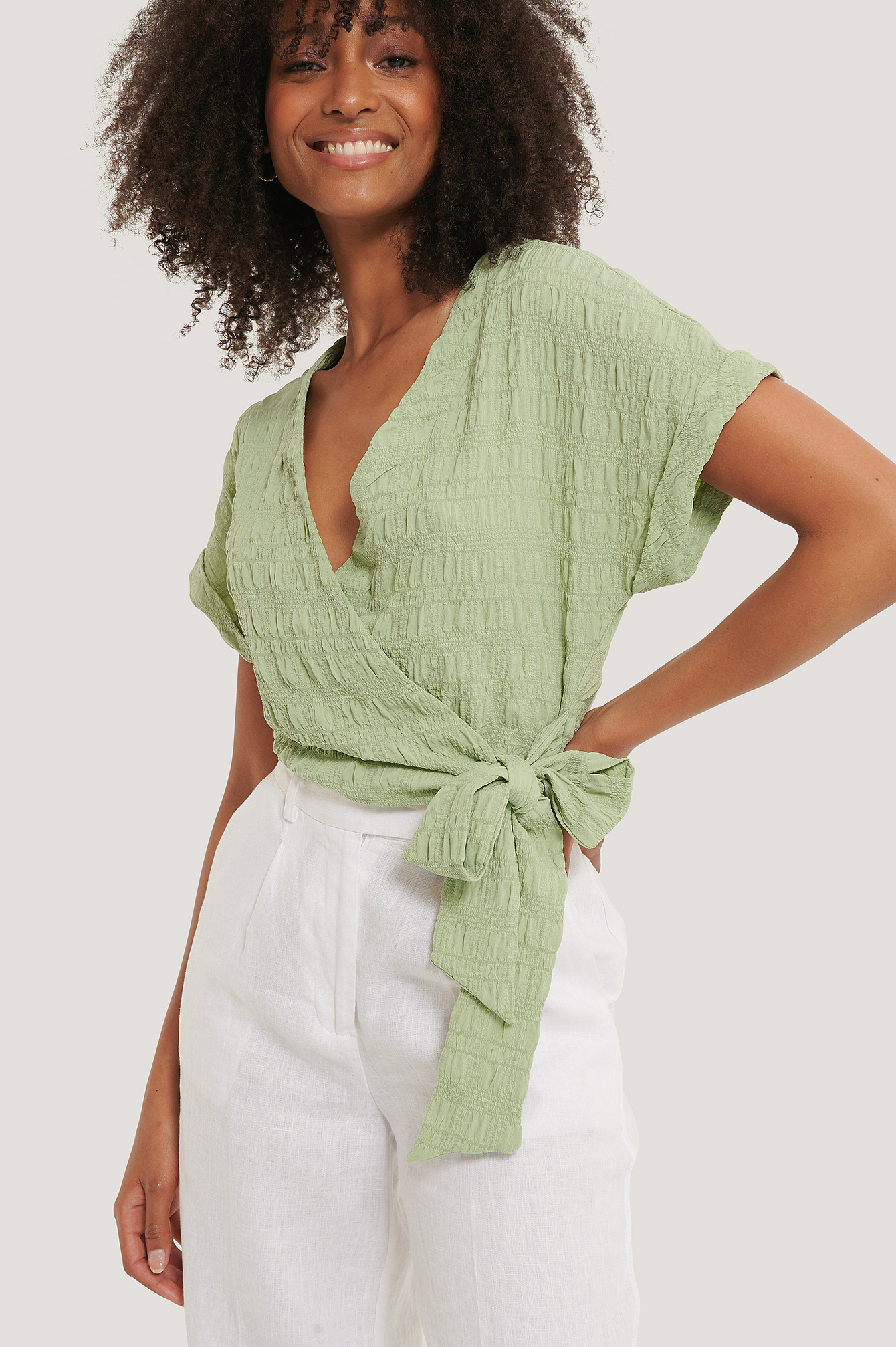 structured frill blouse nakd