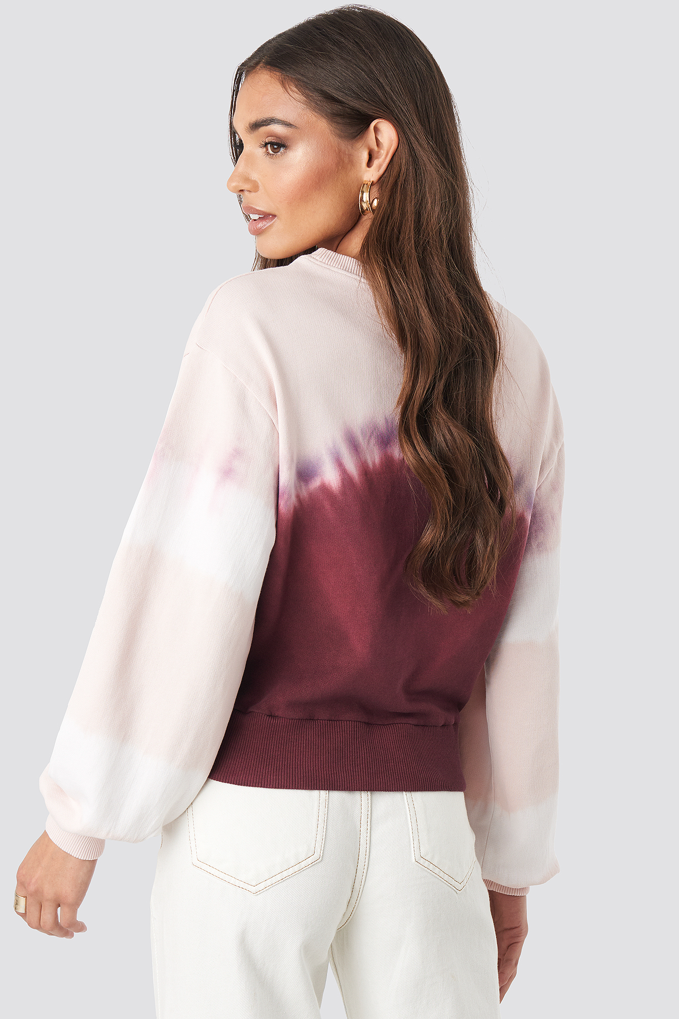 oversized cropped sweatshirt