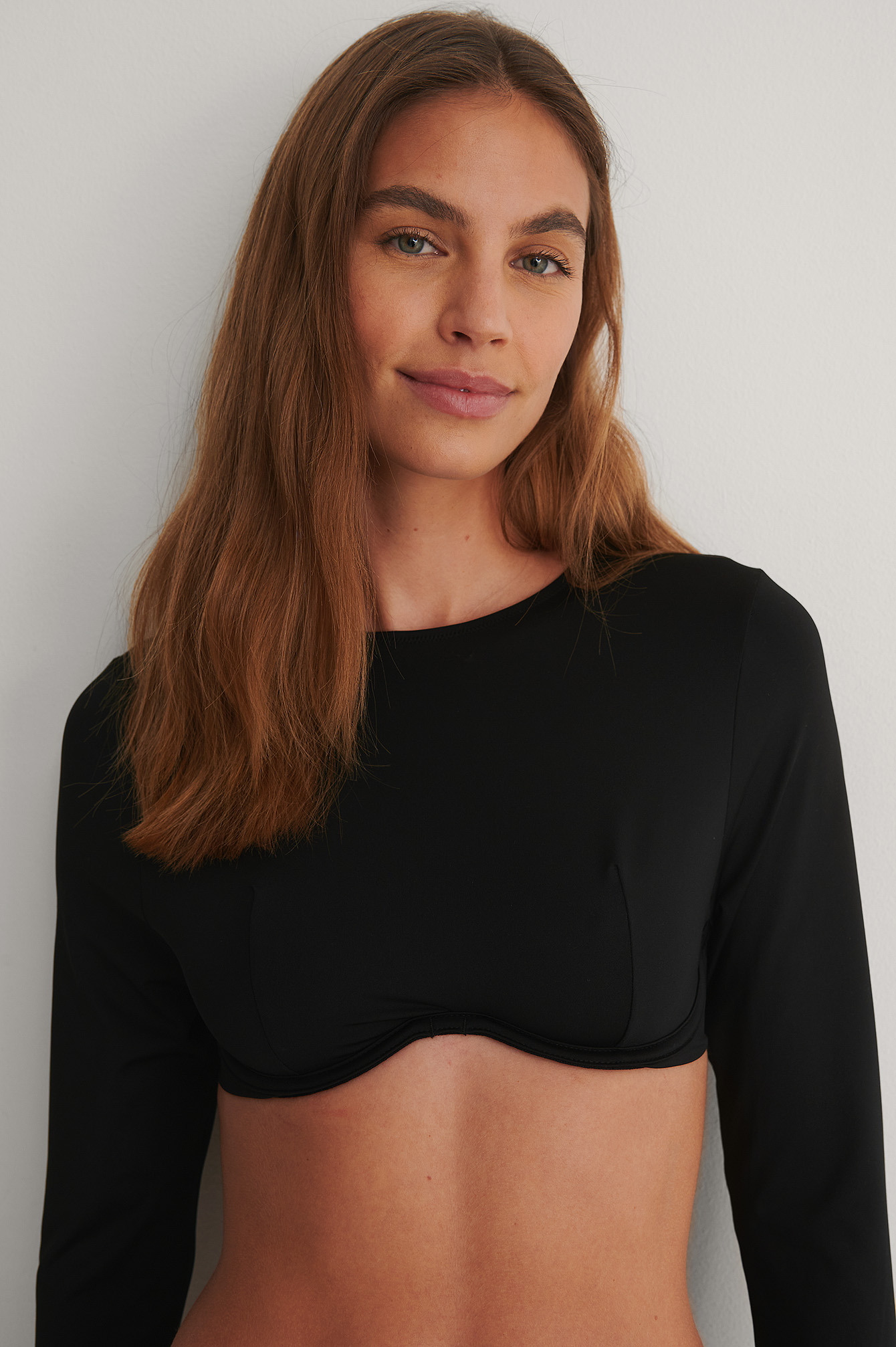long sleeve underwire top