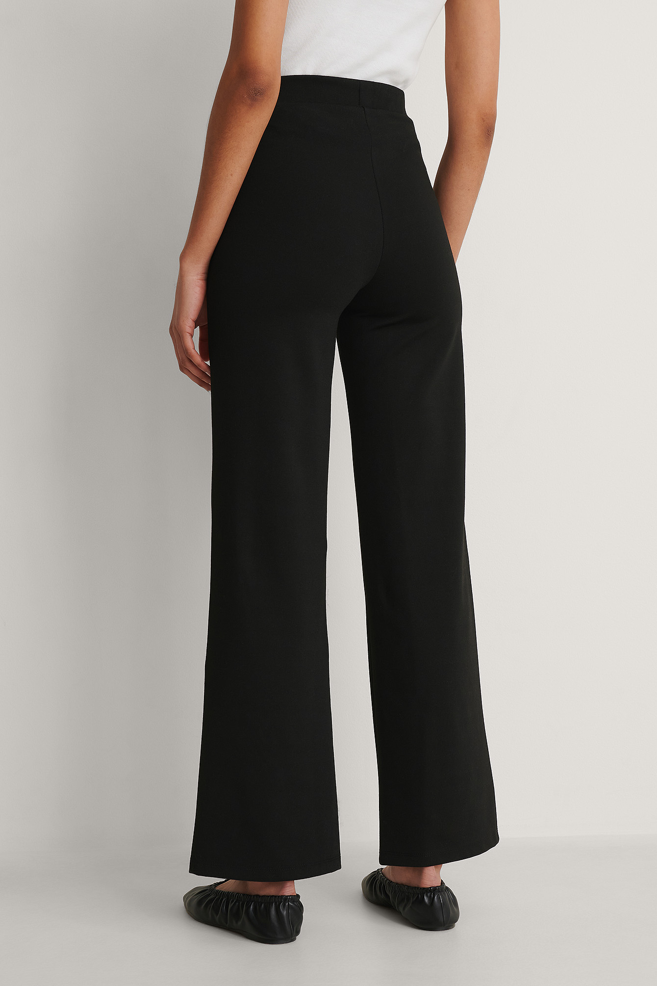 Wide Jersey Pants Black Na Kdlounge Com Wide Jersey Pants Black Na Kdlounge Com